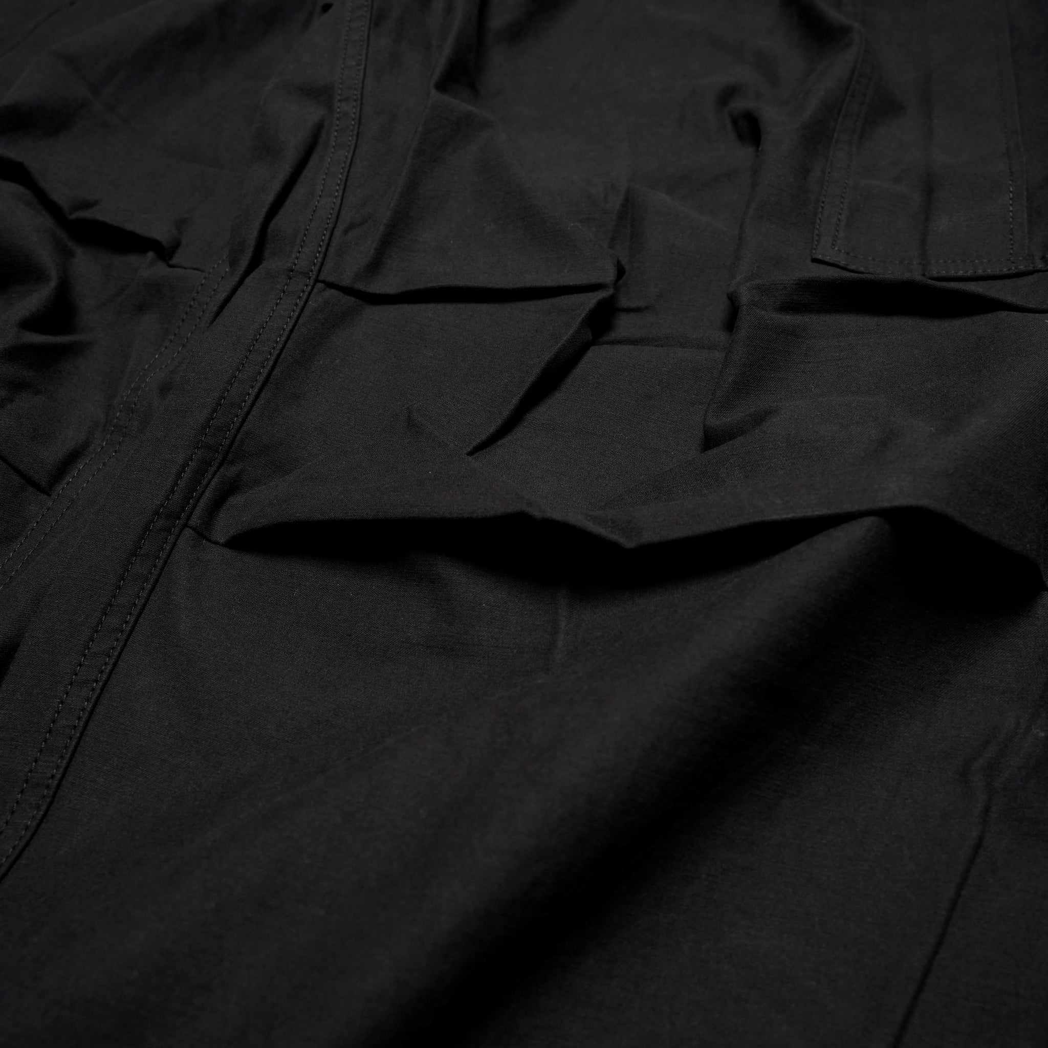 AM-2455001_Black | Back Satin Cargo Pants | Color:Black【ARMY TWILL_アーミーツイル】