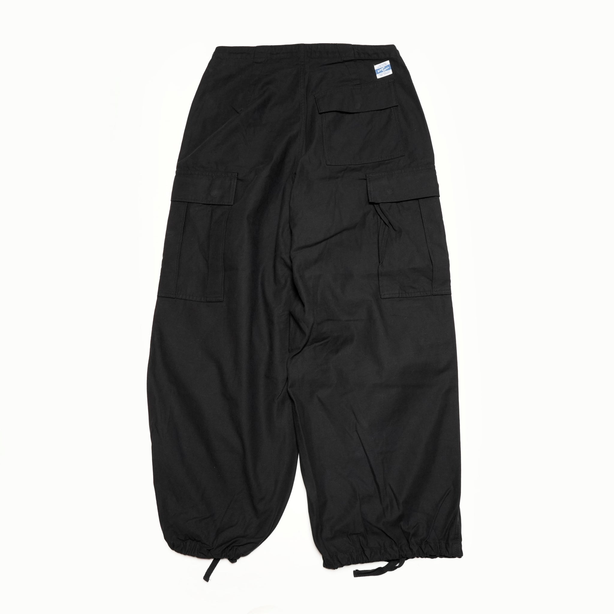 AM-2455001_Black | Back Satin Cargo Pants | Color:Black【ARMY TWILL_アーミーツイル】