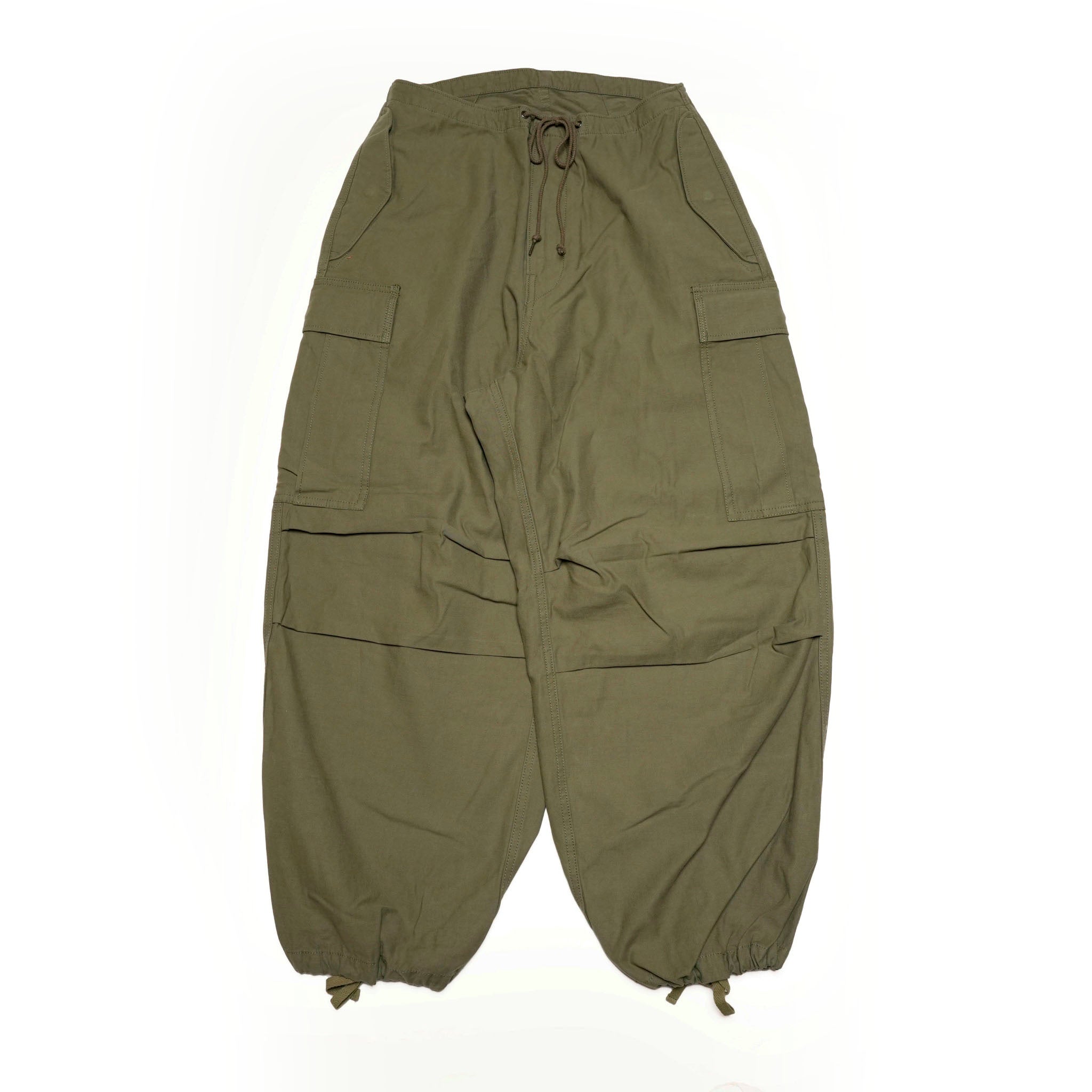 AM-2455001_Khaki | Back Satin Cargo Pants | Color:Khaki【ARMY TWILL_アーミーツイル】