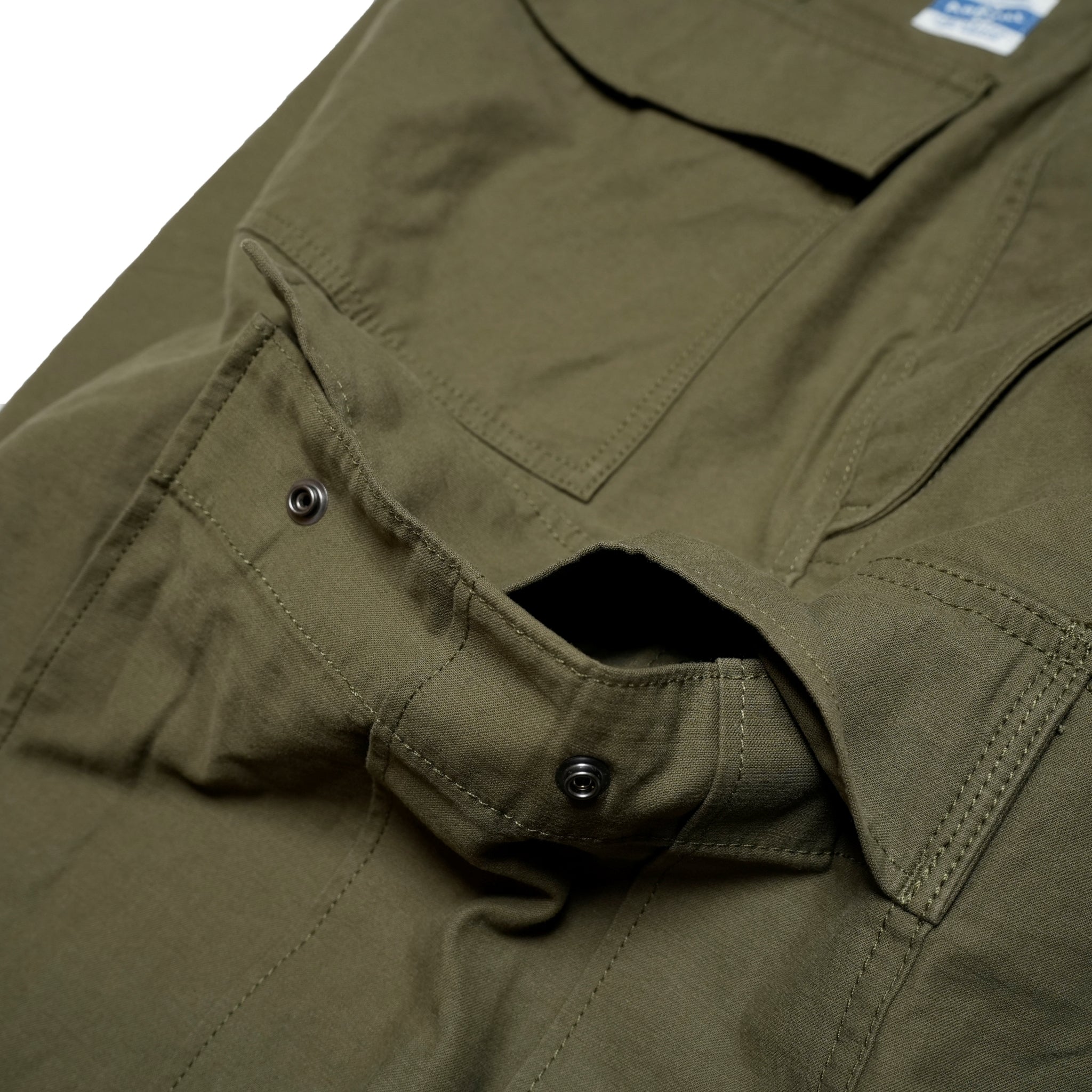 AM-2455001_Khaki | Back Satin Cargo Pants | Color:Khaki【ARMY TWILL_アーミーツイル】