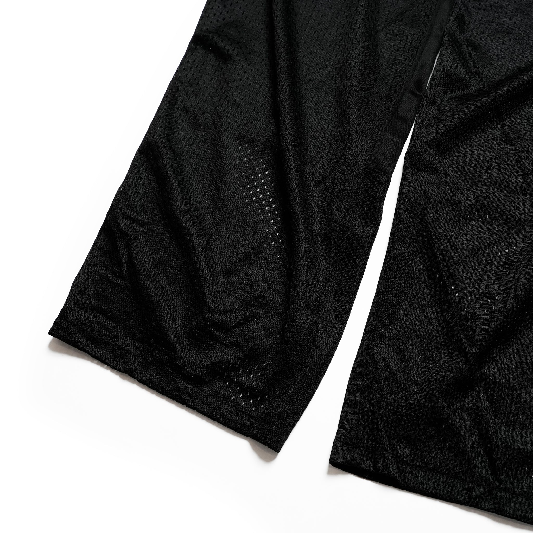 D-Knee Pants / Toned Heavy-Mock and Gym Mesh 100% Polyester | Color:Black | Size:M/L/XL | 【SMOKE T ONE_スモークトーン】【D-SPORT WEAR】