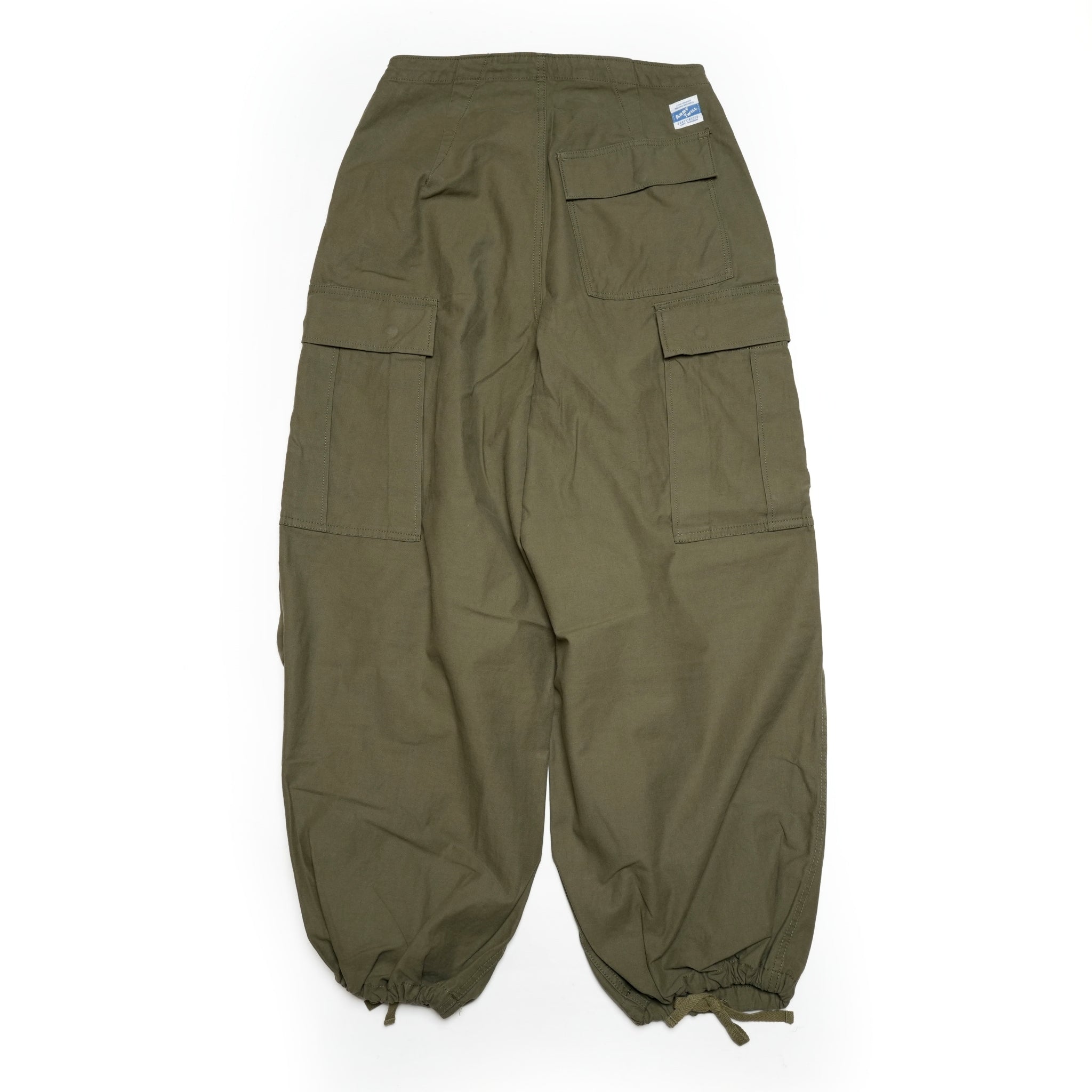 AM-2455001_Khaki | Back Satin Cargo Pants | Color:Khaki【ARMY TWILL_アーミ