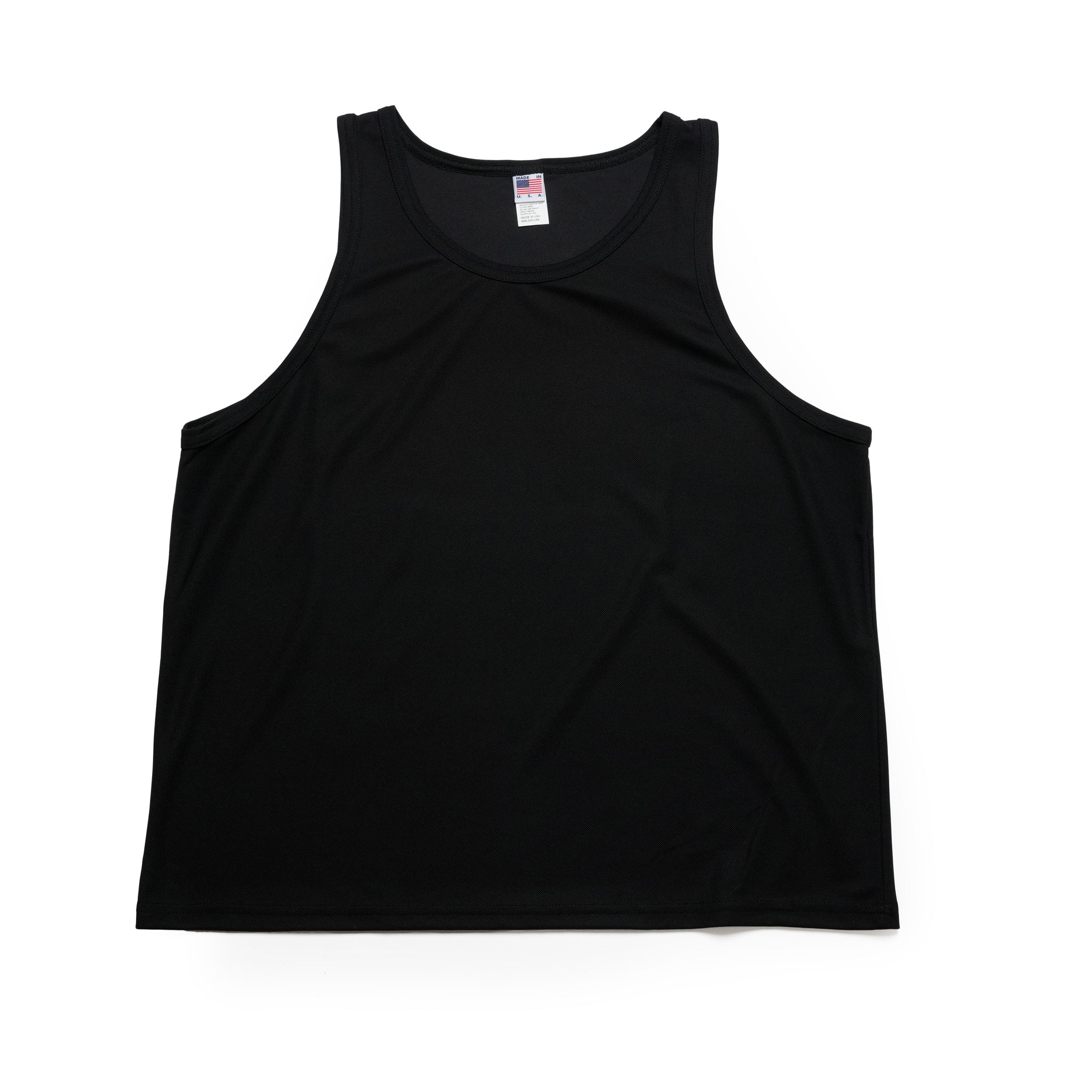 Dry Pique Tank Top 100% Polyester – White / Black / Navy | Size:M / L