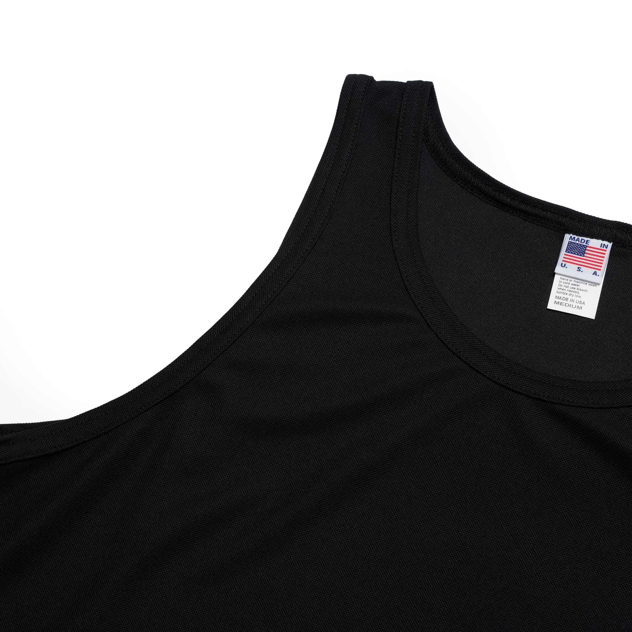 Dry Pique Tank Top 100% Polyester – White / Black / Navy | Size:M / L