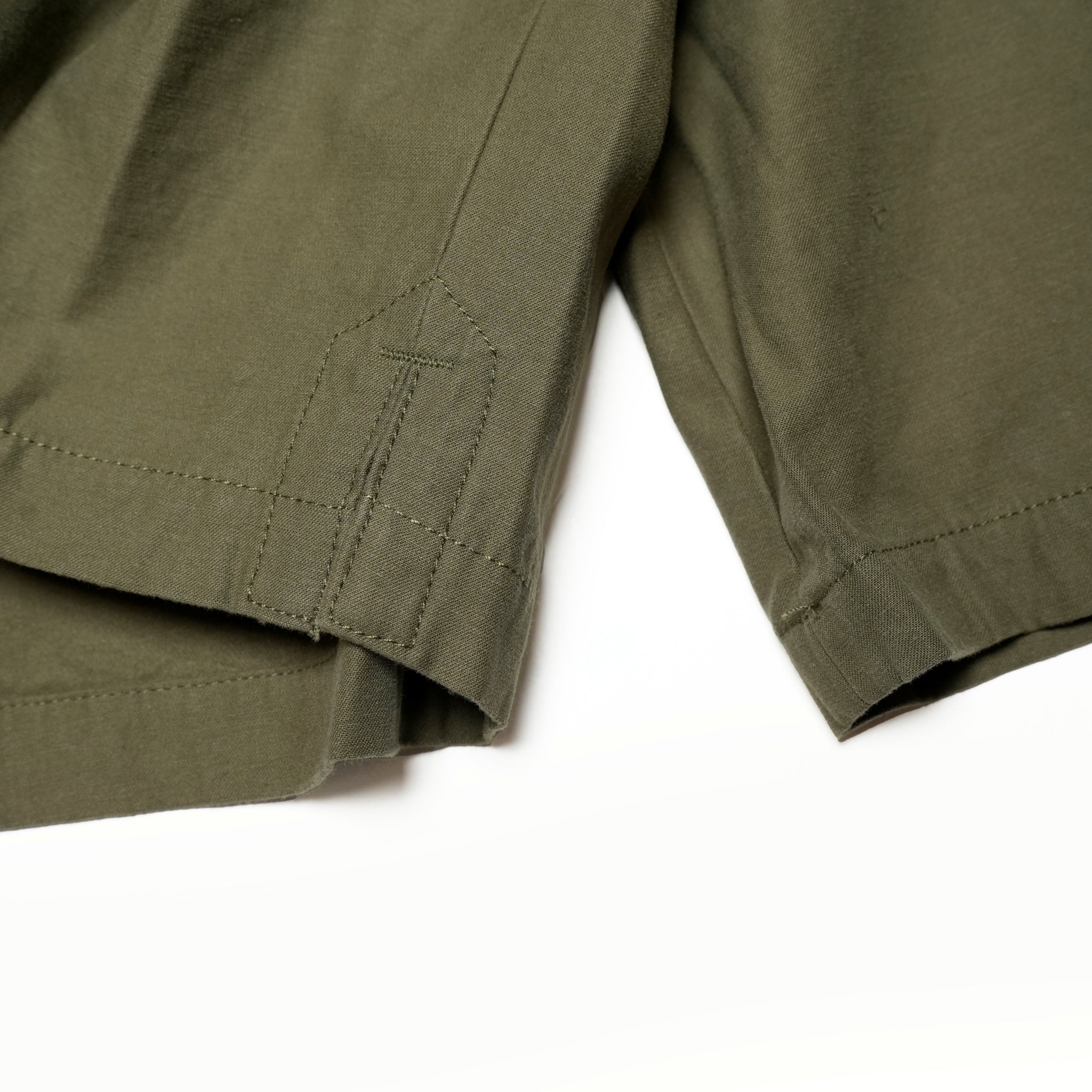 AM-2457004_Khaki | Back Satin Smock | Color:Khaki【ARMY TWILL_アーミーツイル】