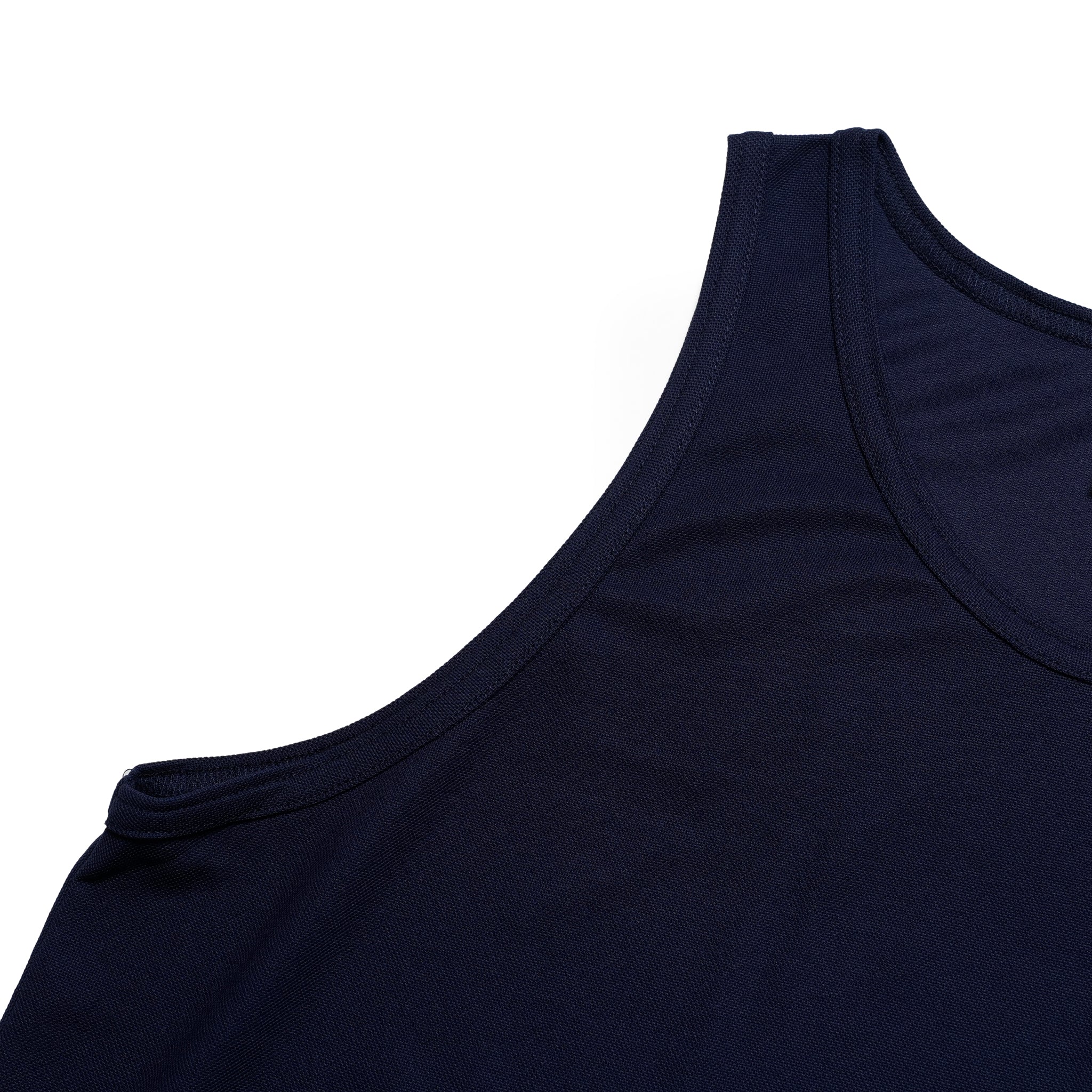 Dry Pique Tank Top 100% Polyester – White / Black / Navy | Size:M / L