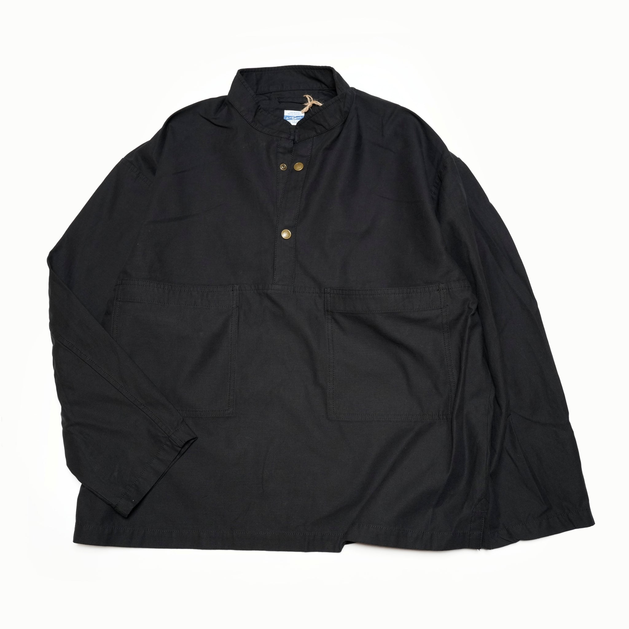 AM-2457004_Black | Back Satin Smock | Color:Black【ARMY TWILL_アーミーツイル】