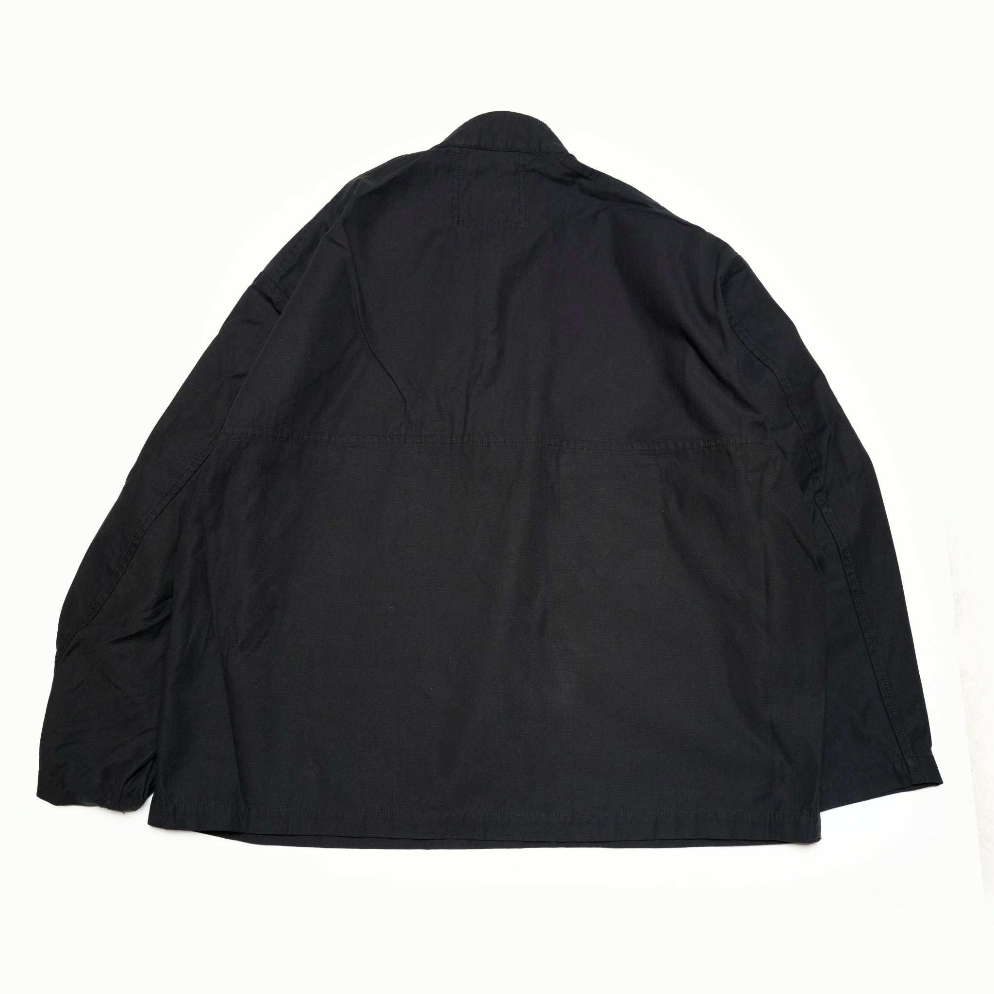 AM-2457004_Black | Back Satin Smock | Color:Black【ARMY TWILL_アーミーツイル】