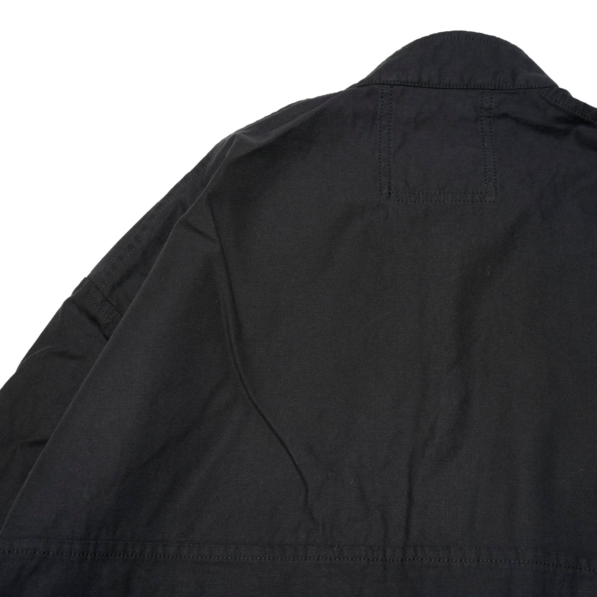 AM-2457004_Black | Back Satin Smock | Color:Black【ARMY TWILL_アーミーツイル】