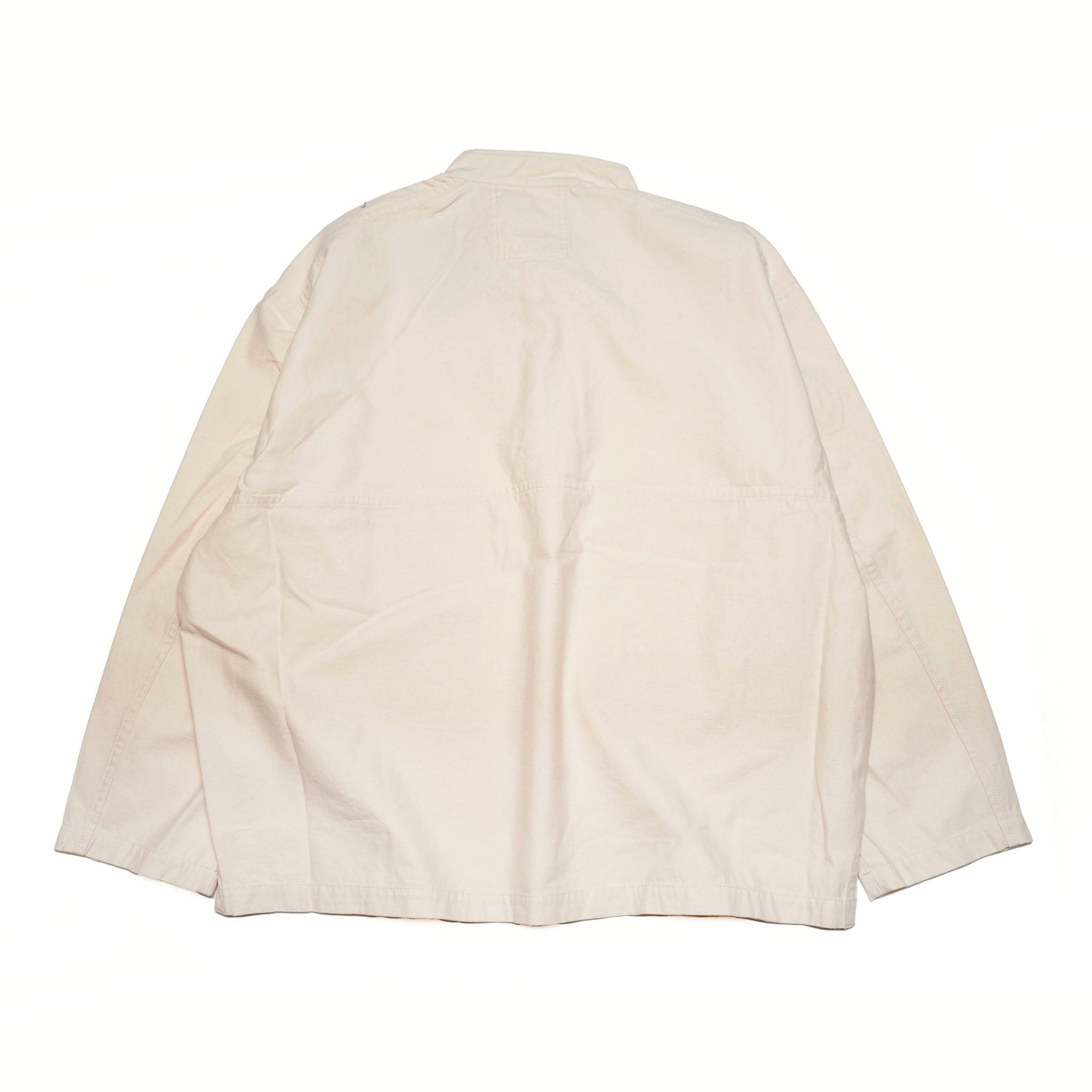 AM-2457004_Ecru | Back Satin Smock | Color:Ecru【ARMY TWILL_アーミーツイル】