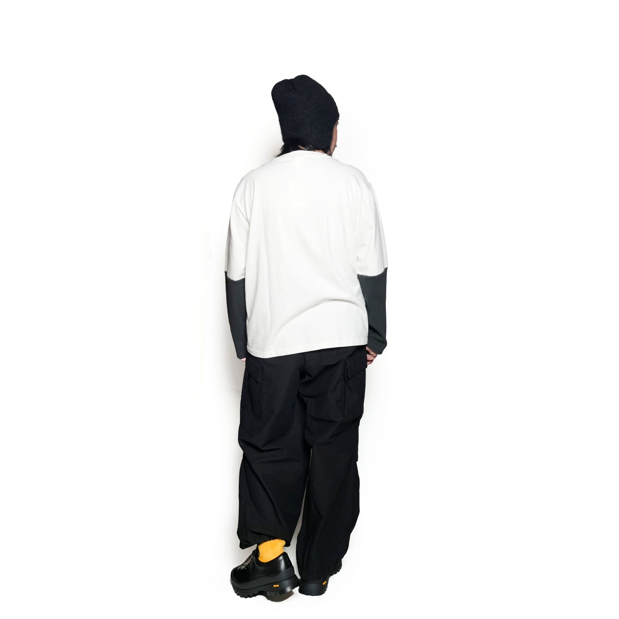 AM-2455001_Black | Back Satin Cargo Pants | Color:Black【ARMY TWILL_アーミーツイル】