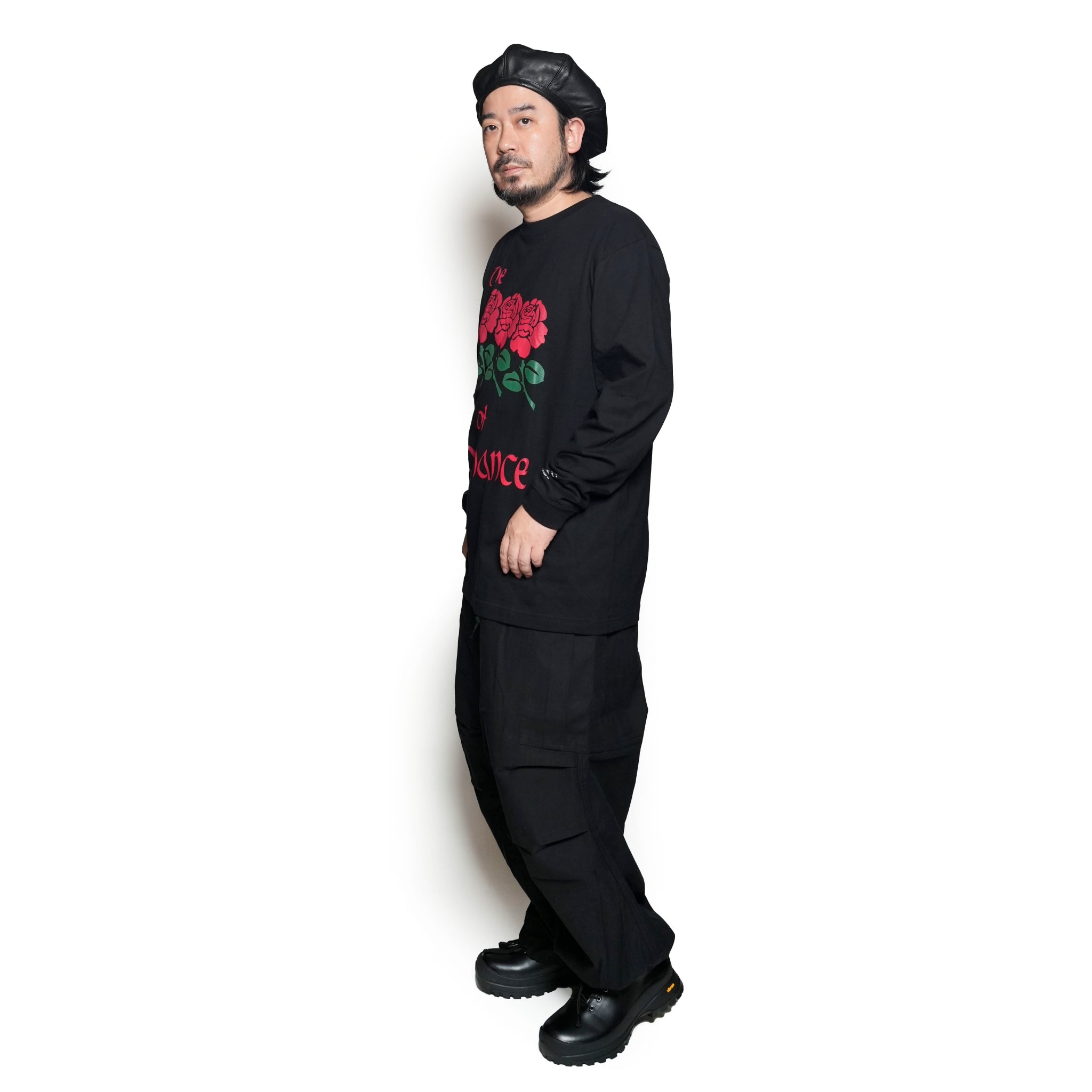 24-3-ct05 | FLOWERS OF ROMANCE L/S  BLACK【ORIGINAL JOHN_オリジナルジョン】