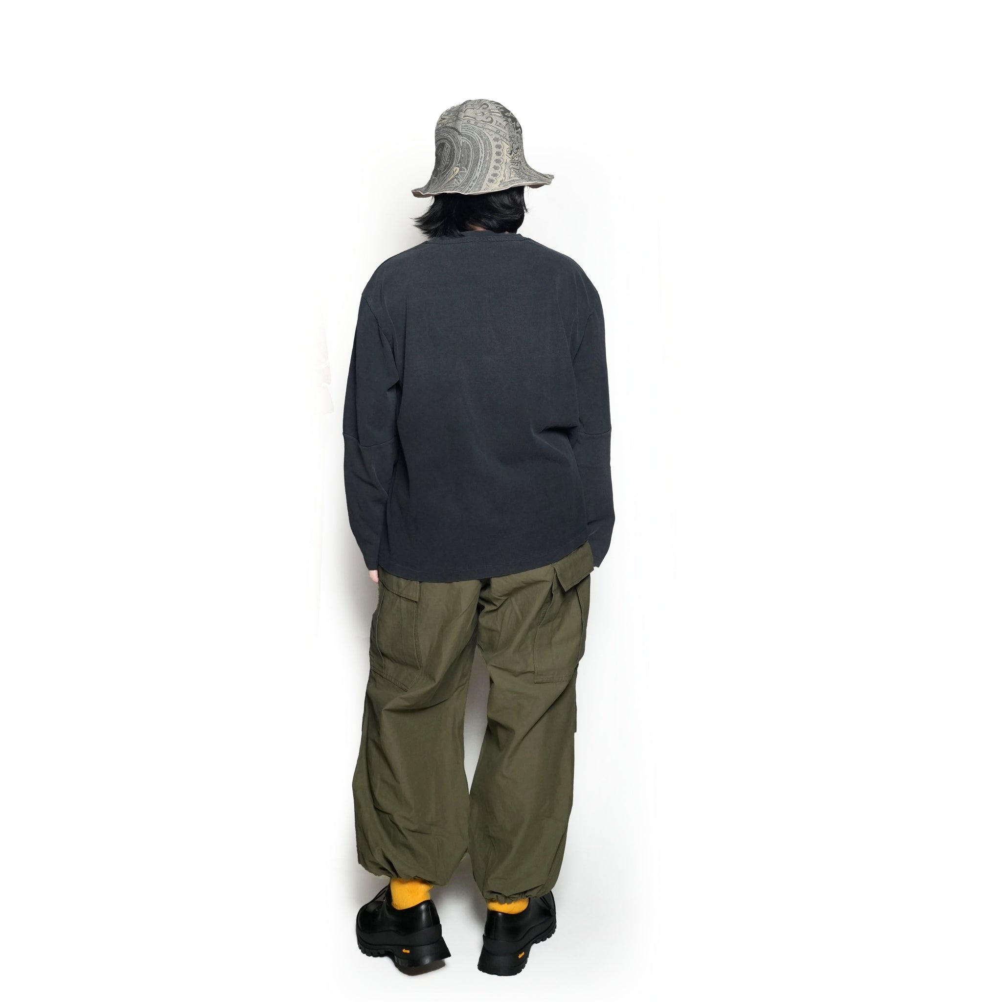 AM-2455001_Khaki | Back Satin Cargo Pants | Color:Khaki【ARMY TWILL_アーミーツイル】