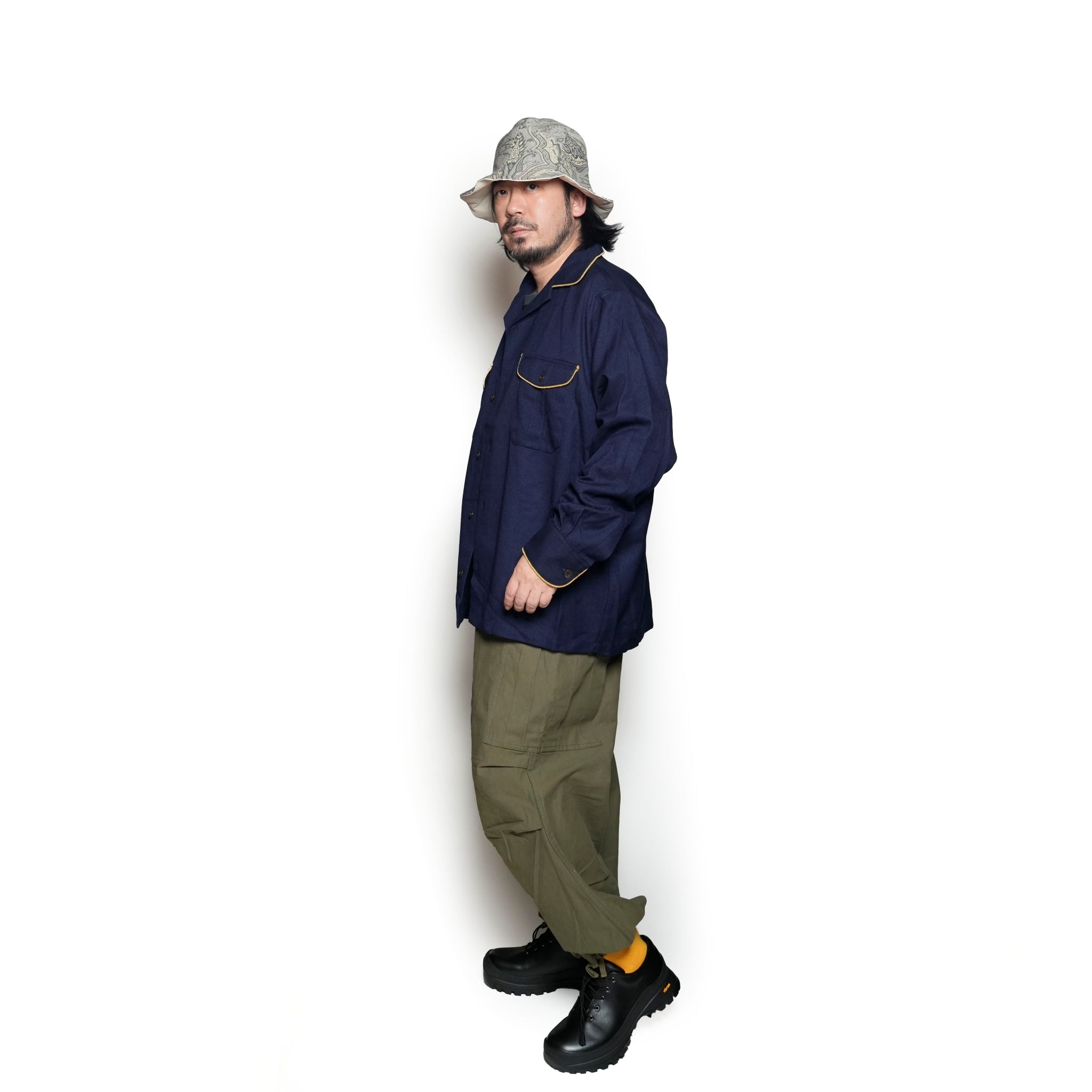 AM-2457002_Navy | TR Parade Shirt | Color:Navy【ARMY TWILL_アーミーツイル】