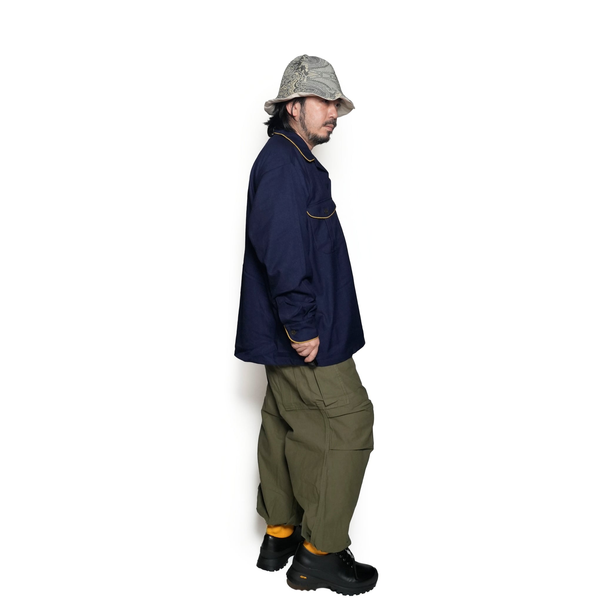 AM-2457002_Navy | TR Parade Shirt | Color:Navy【ARMY TWILL_アーミーツイル】