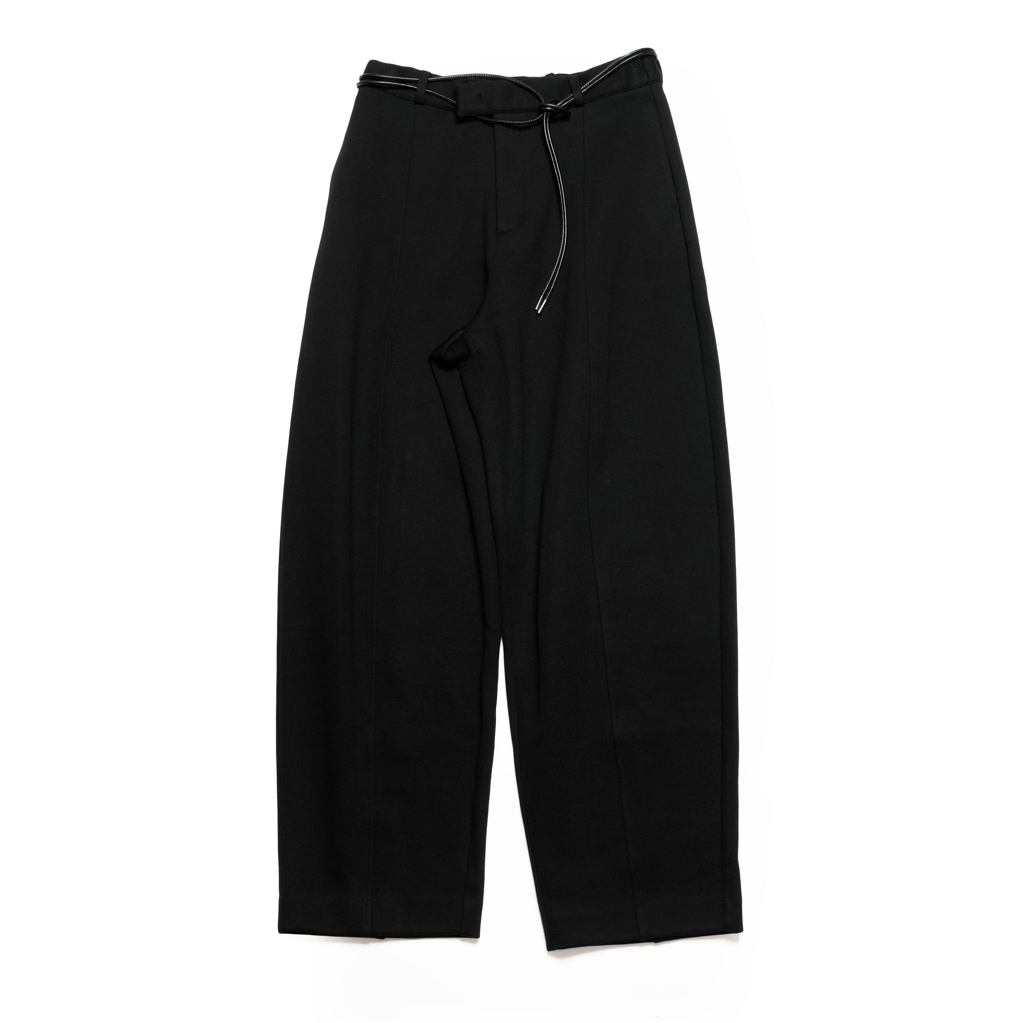25223-9549Q_black | バナナカーブパンツ | Color:Black【ANGELINA_アンジェリーナ】