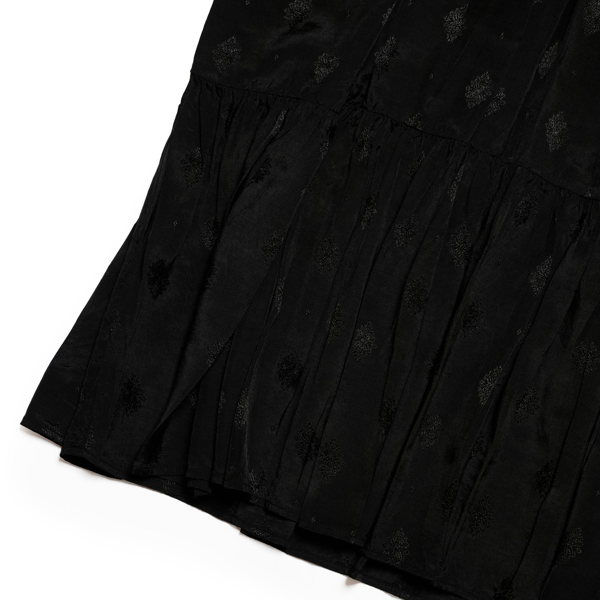 VELVET BEADS EMBROIDERY DRESS | Color_Black | No_020452sn4_black【SARA MALLIKA_サラマリカ】