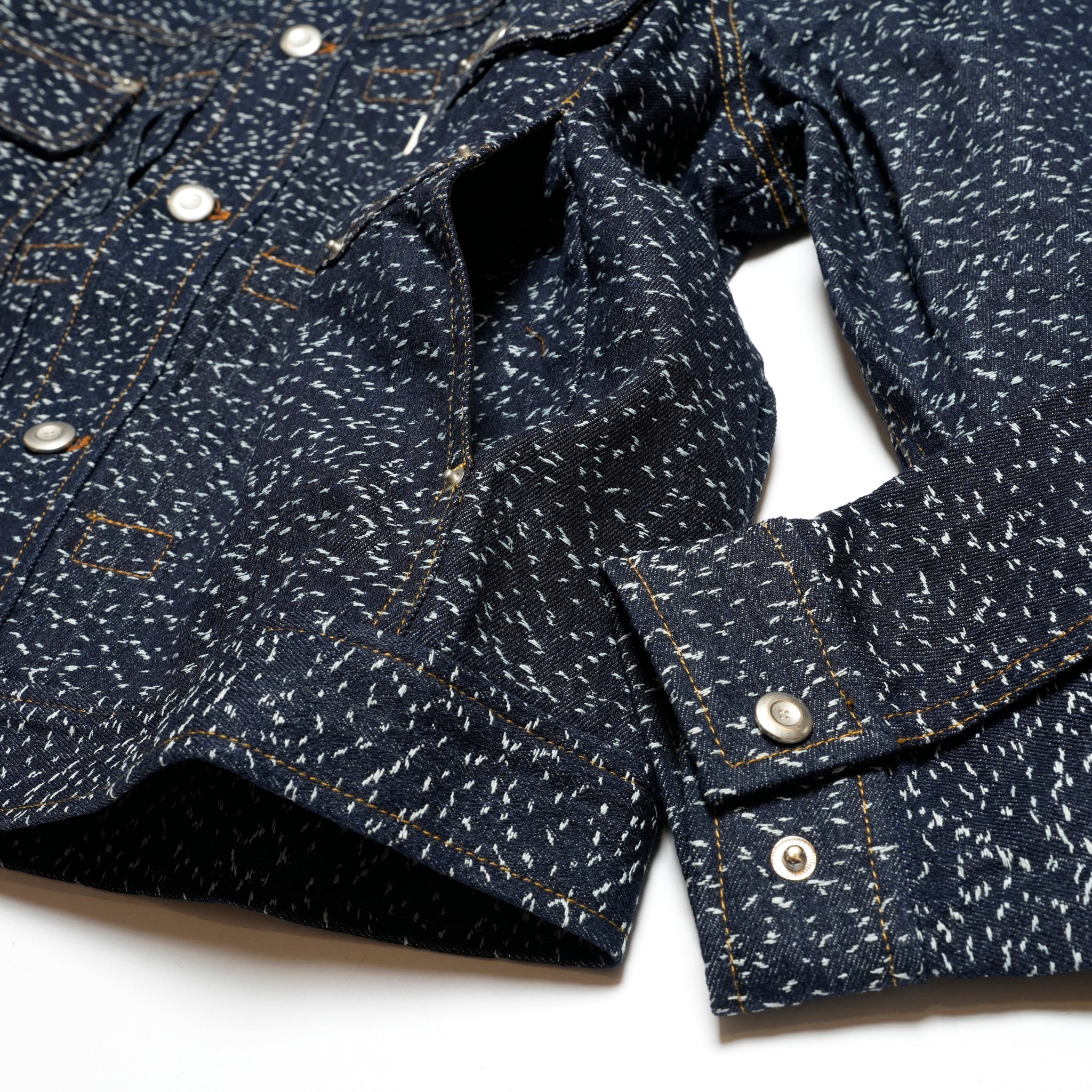 Dot denim jacket | Color_Denim | No_pla25awj08-1_denim【PLATEAU STUDIO_プラトー スタジオ】
