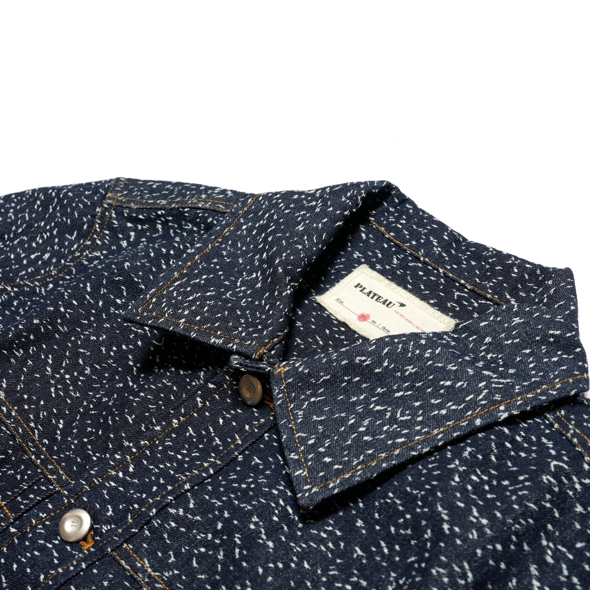 Dot denim jacket | Color_Denim | No_pla25awj08-1_denim【PLATEAU STUDIO_プラトー スタジオ】
