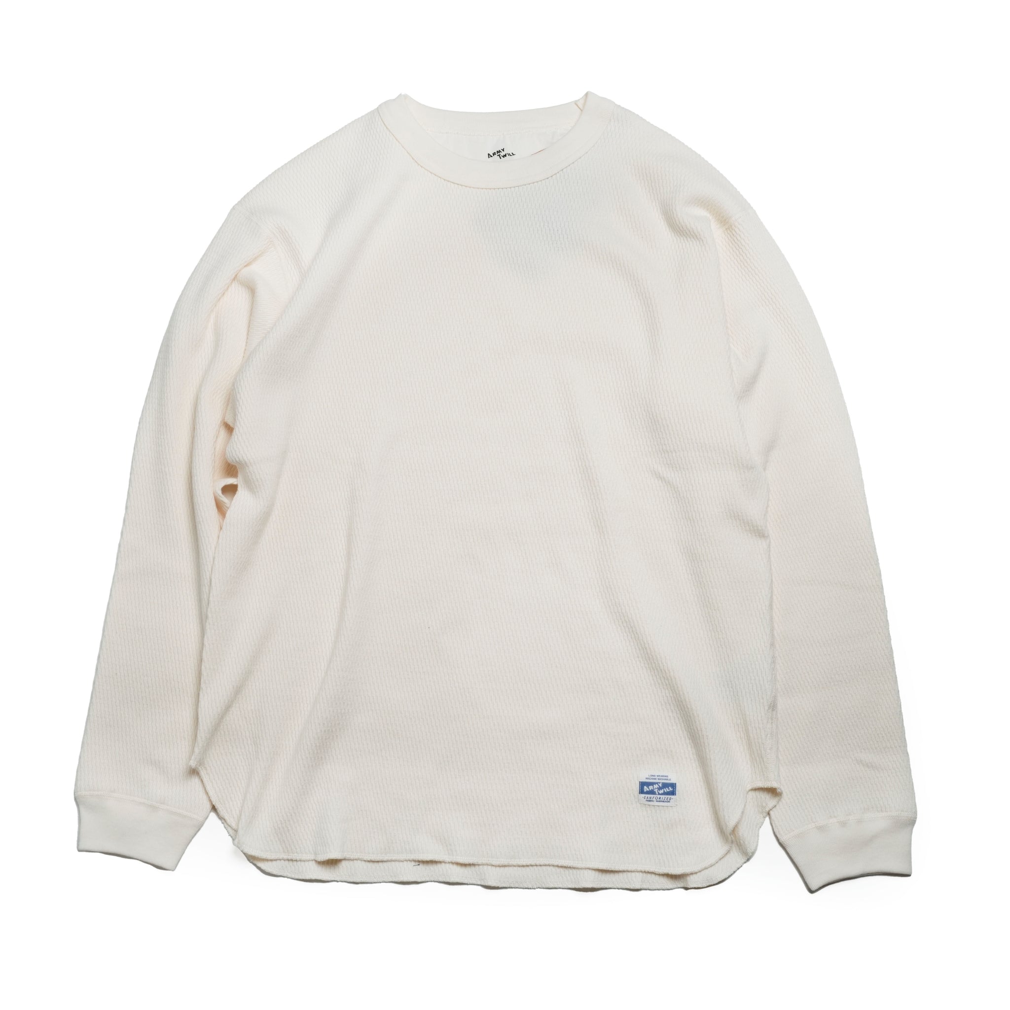 AM-2453006_Ecru | Honeycomb LS Tee | Color:Ecru【ARMY TWILL_アーミーツイル】