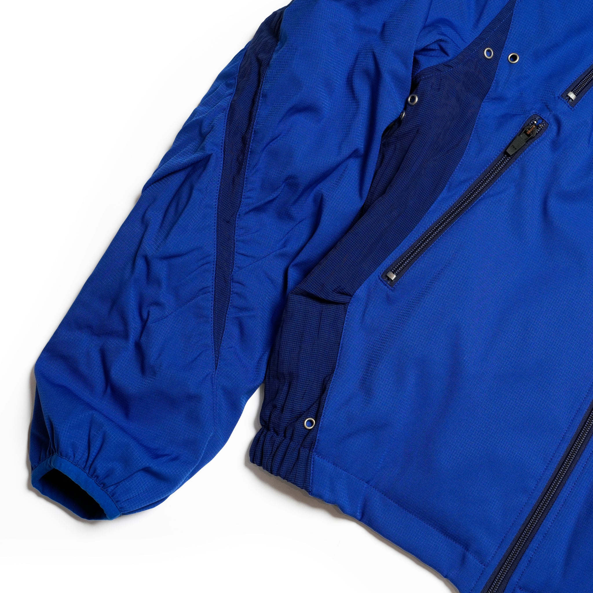 Curvy padded jacket | Color_Blue | No_pla25awj12-2_blue【PLATEAU STUDIO_プラトー スタジオ】