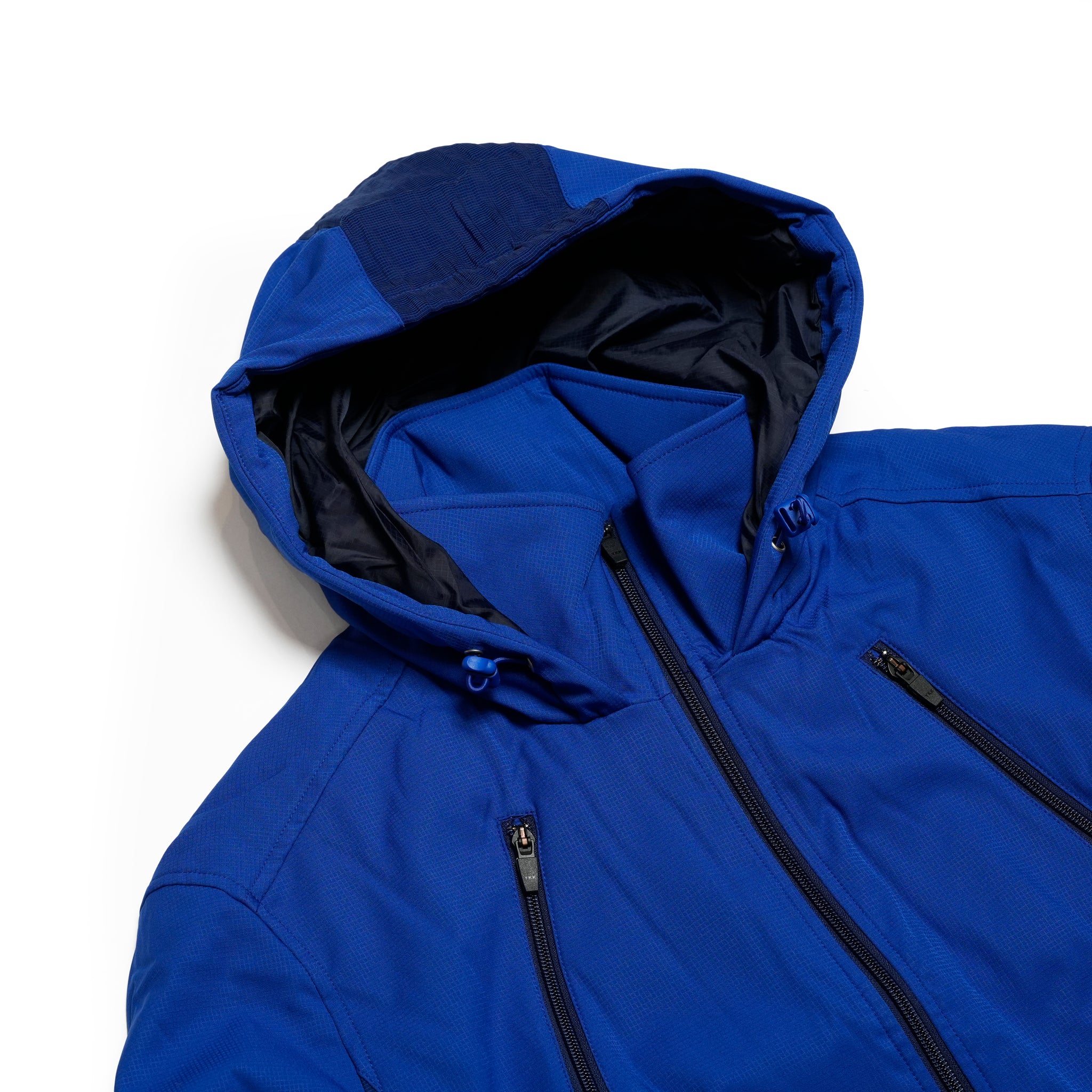 Curvy padded jacket – Blue | PLATEAU STUDIO