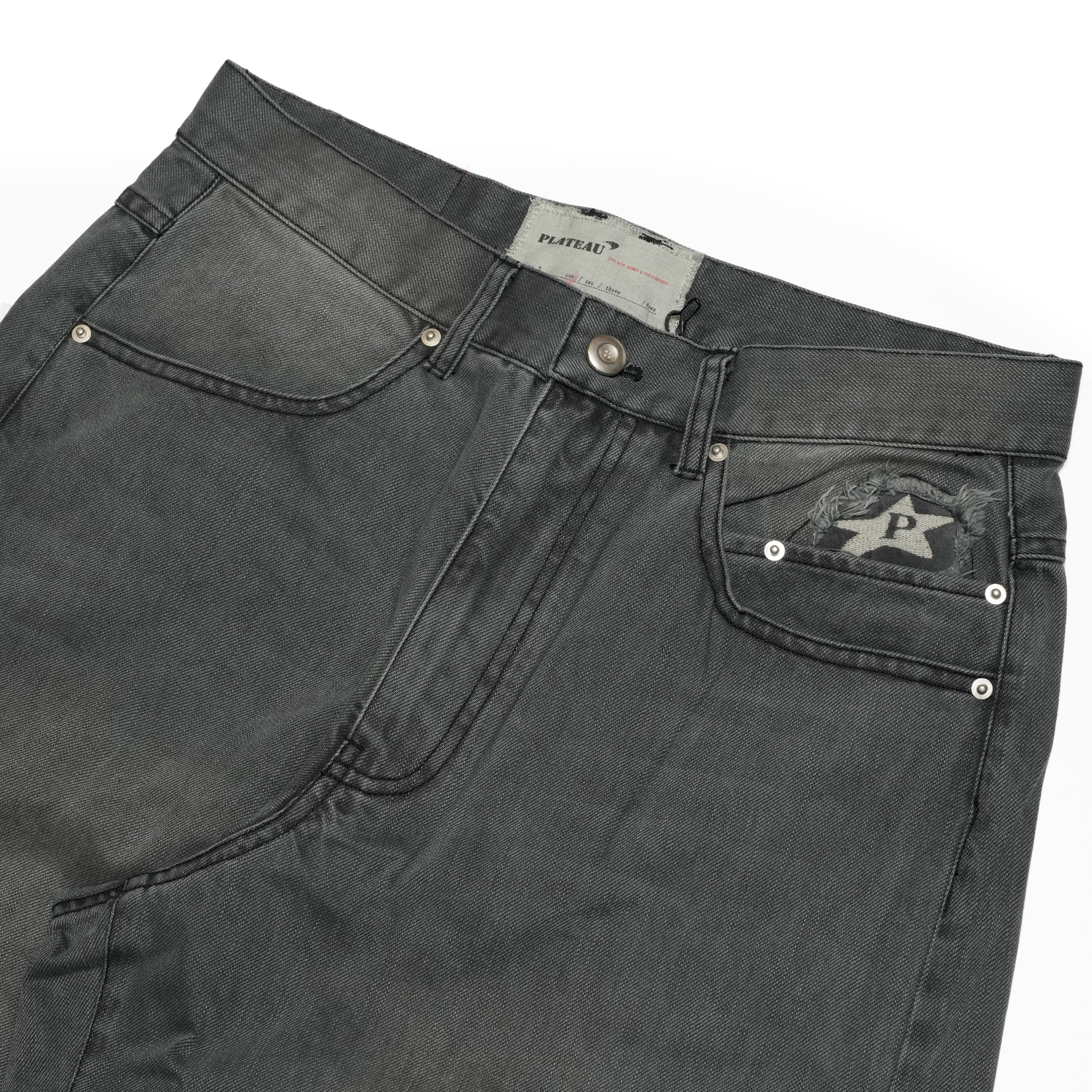 Curvy work pants – Washed Grey | PLATEAU STUDIO