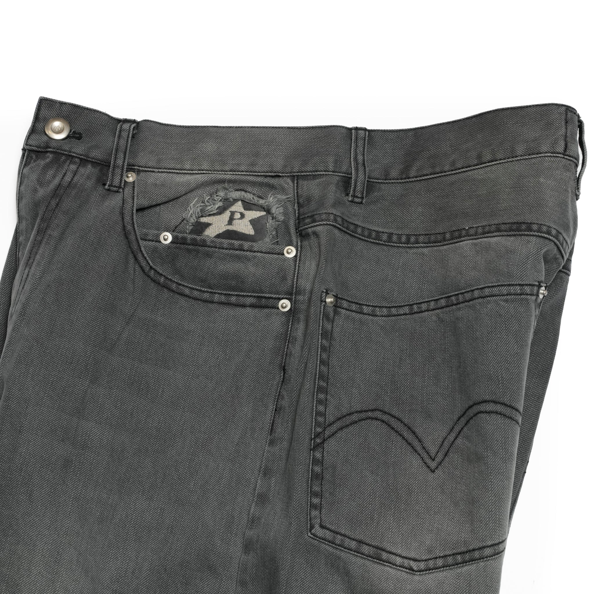 Curvy work pants | Color_Washed Grey | No_pla25awp02-2_washed grey【PLATEAU STUDIO_プラトー スタジオ】