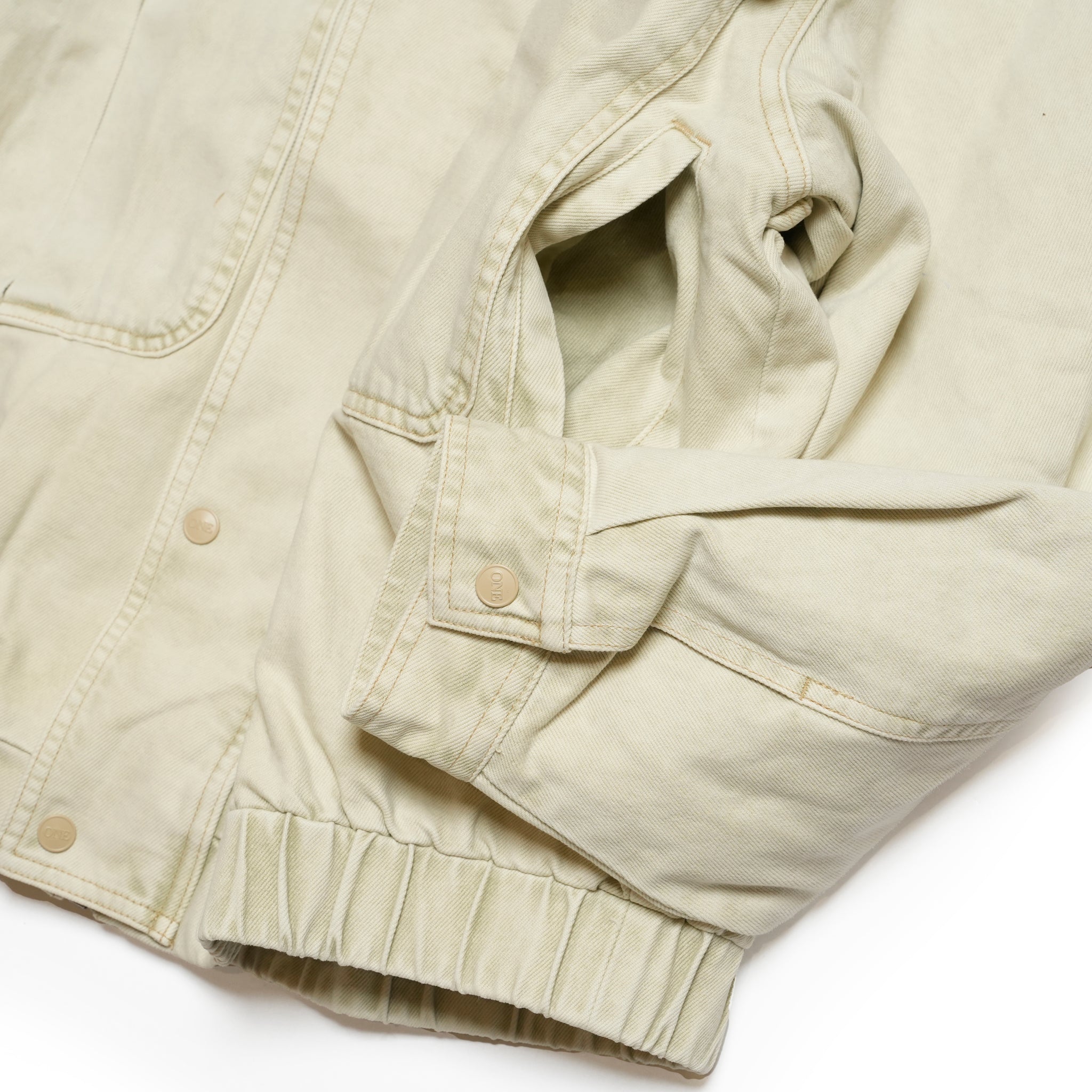 DENIM UTILITY PUFFER JACKET | Color_Antique Stone | No_27219_antique stone【ONE TEASPOON_ワンティースプーン】