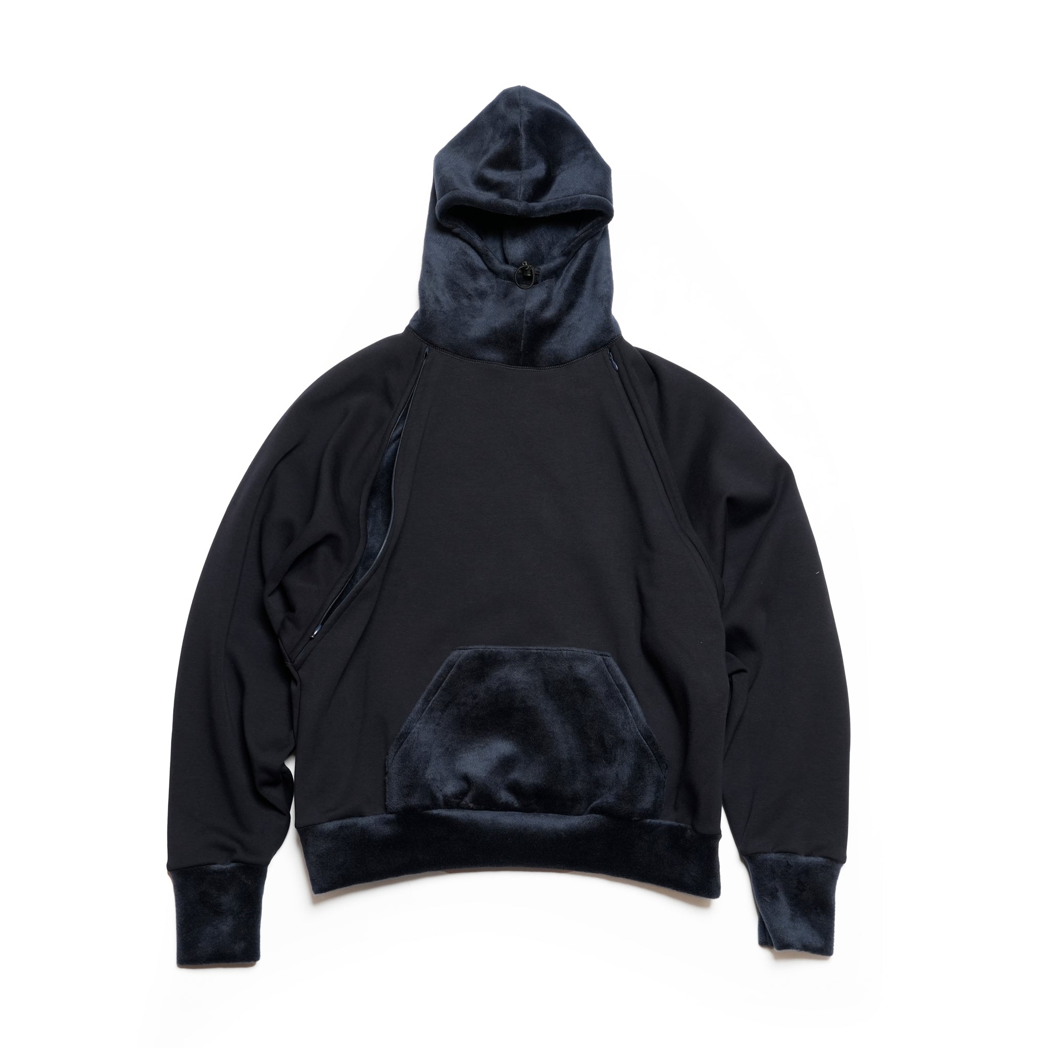 RAGLAN ZIP HOODIE | Color_Navy/Gray | No_252-445【CaRouseLamBRa_ケラウズランブラ】