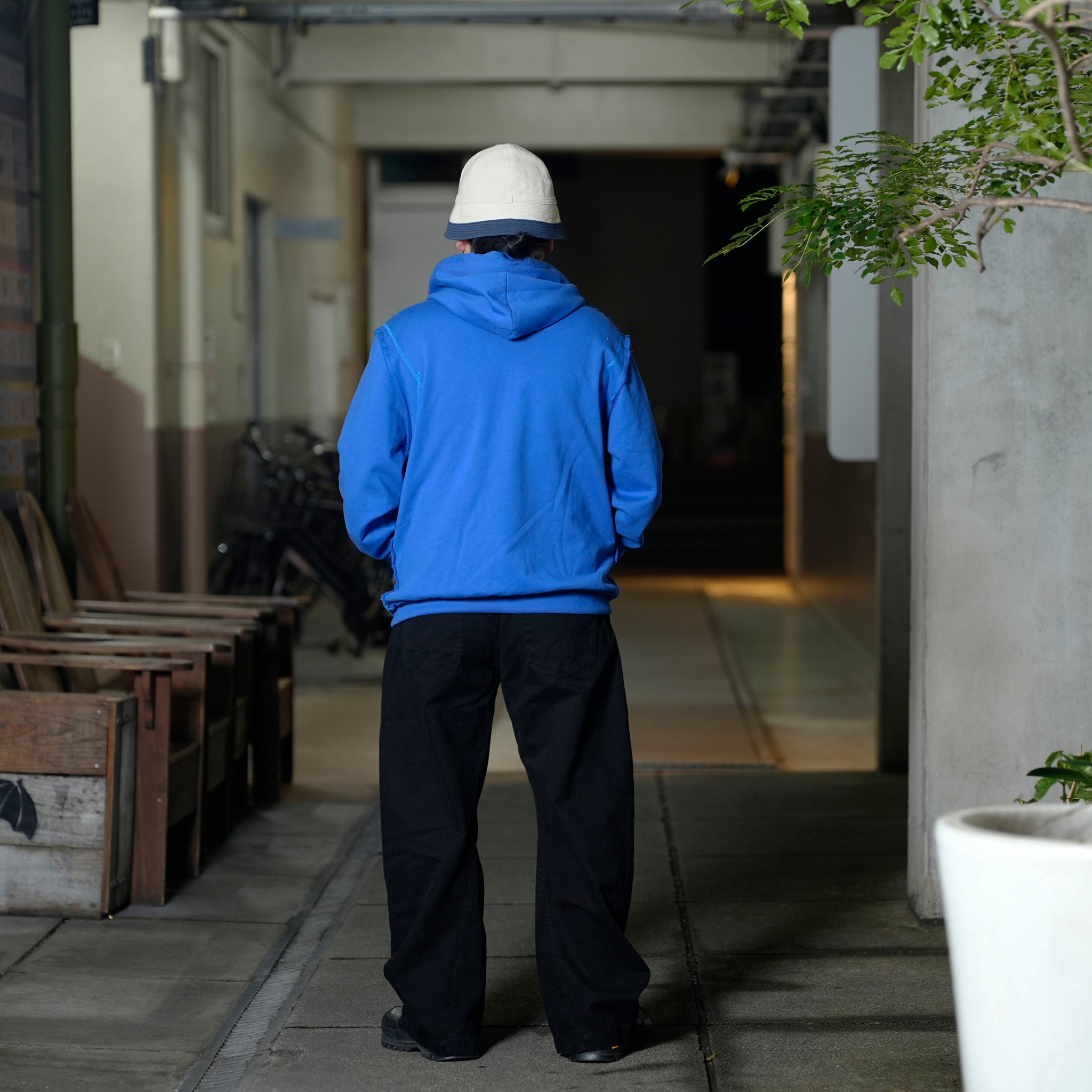 RL-25-1384_Grayge | 2Tone Sailor Hat | Color:Grayge【RACAL_ラカル】