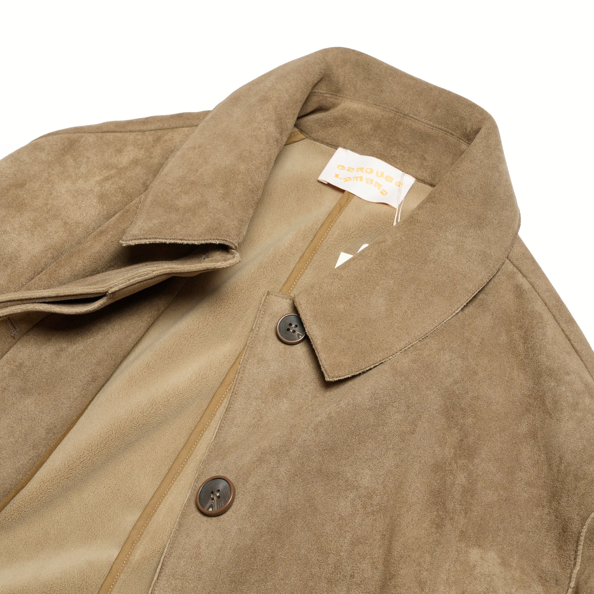 BALMACAAN COAT CHIN STRAP | Color_Khaki | No_252-425_khaki【CaRouseLamBRa_ケラウズランブラ】