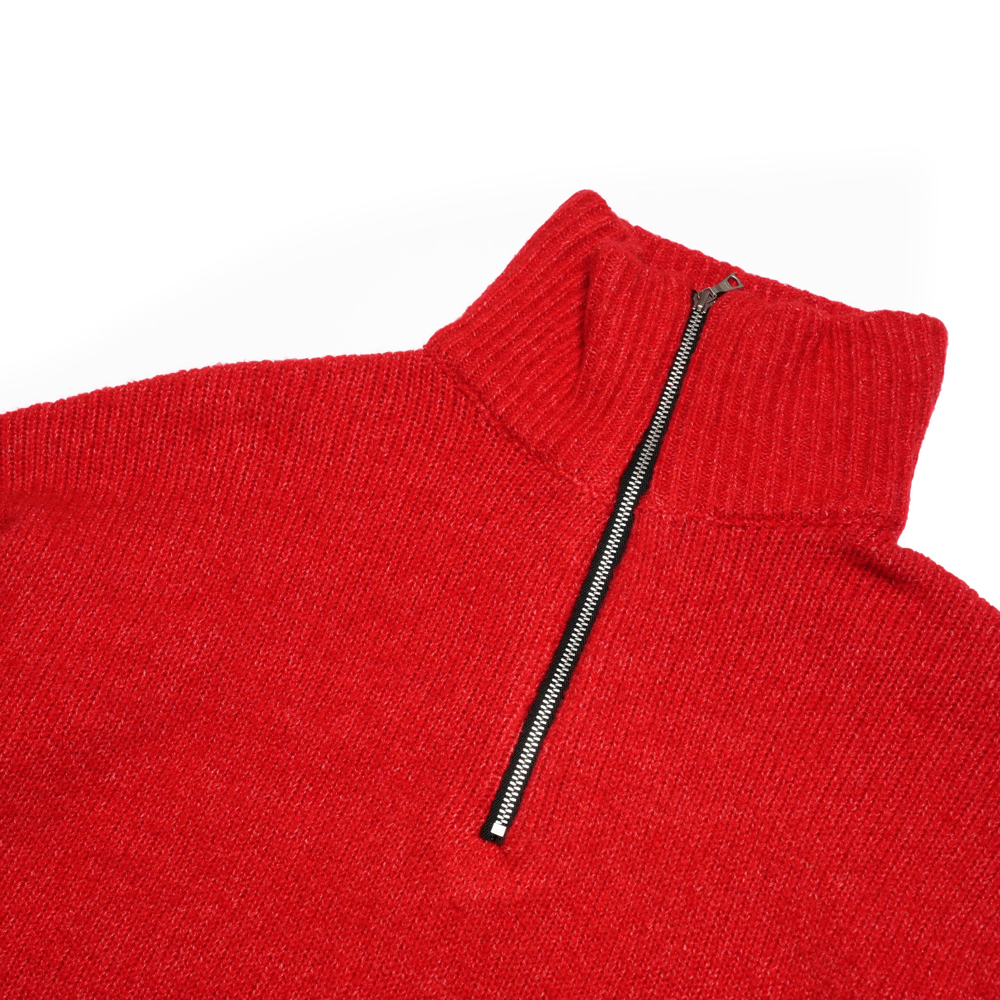 LS HALF ZIP DRESS | Color_Red/Navy | No_252-397【CaRouseLamBRa_ケラウズランブラ】
