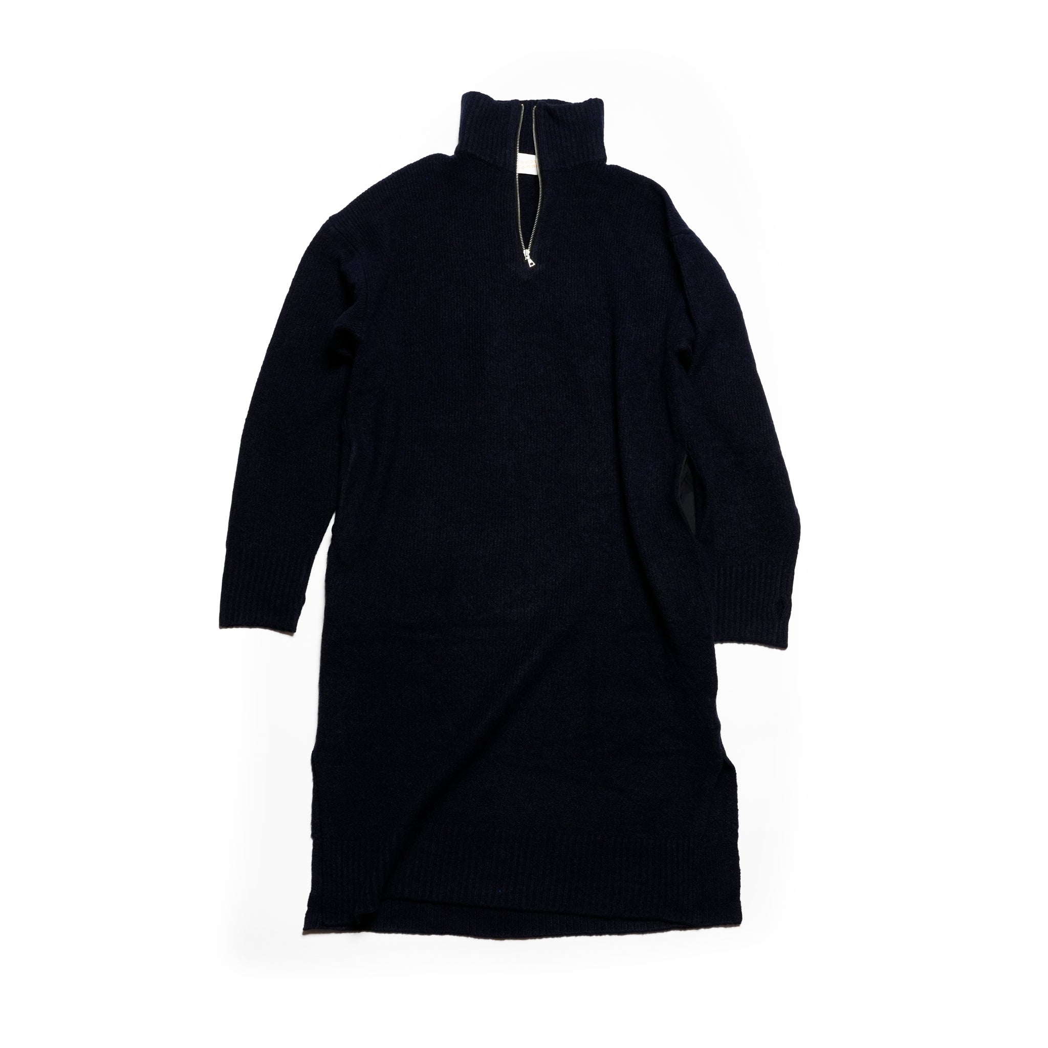 LS HALF ZIP DRESS | Color_Red/Navy | No_252-397【CaRouseLamBRa_ケラウズランブラ】