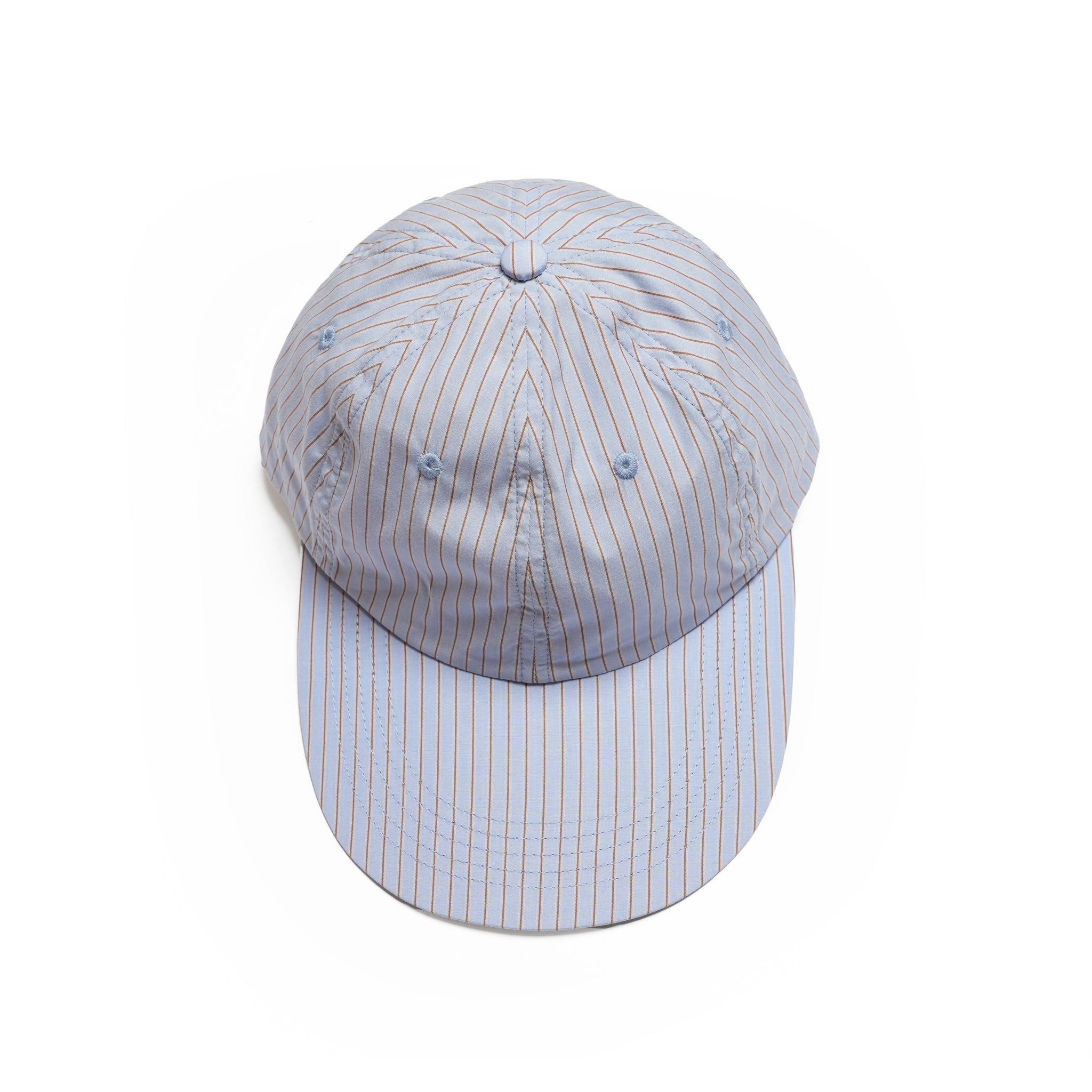 6 panel long brim cap | Color_Sax×Brown(S) | No_stf-001-sax×brown(s)【SHARE THE FANTASY_シェアザファンタジー】