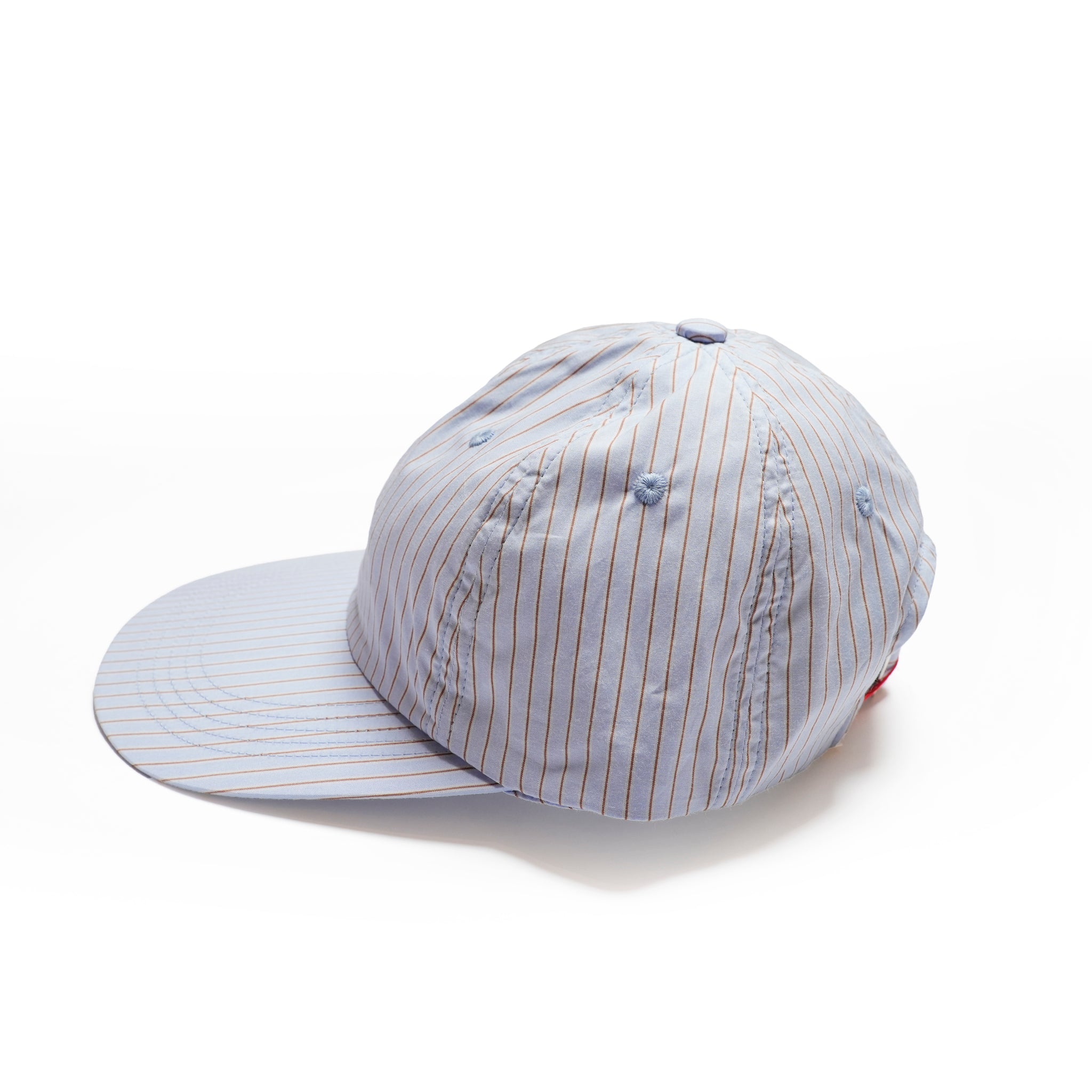 6 panel long brim cap | Color_Sax×Brown(S) | No_stf-001-sax×brown(s)【SHARE THE FANTASY_シェアザファンタジー】