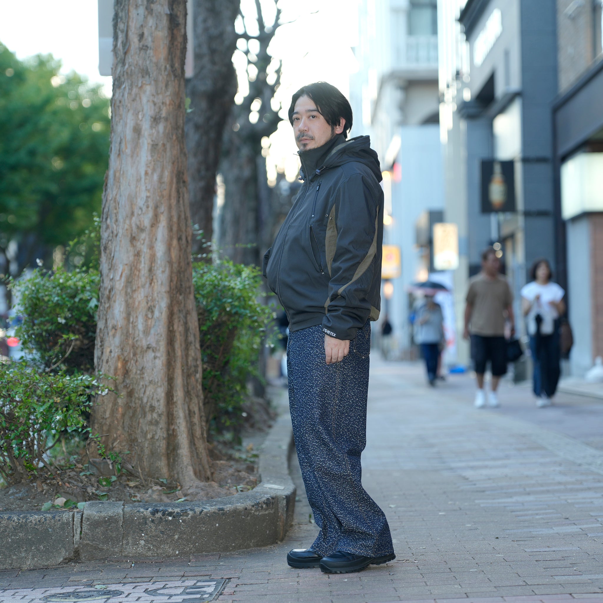 Curvy padded jacket | Color_Ash Black | No_pla25awj12-1_ash black【PLATEAU STUDIO_プラトー スタジオ】