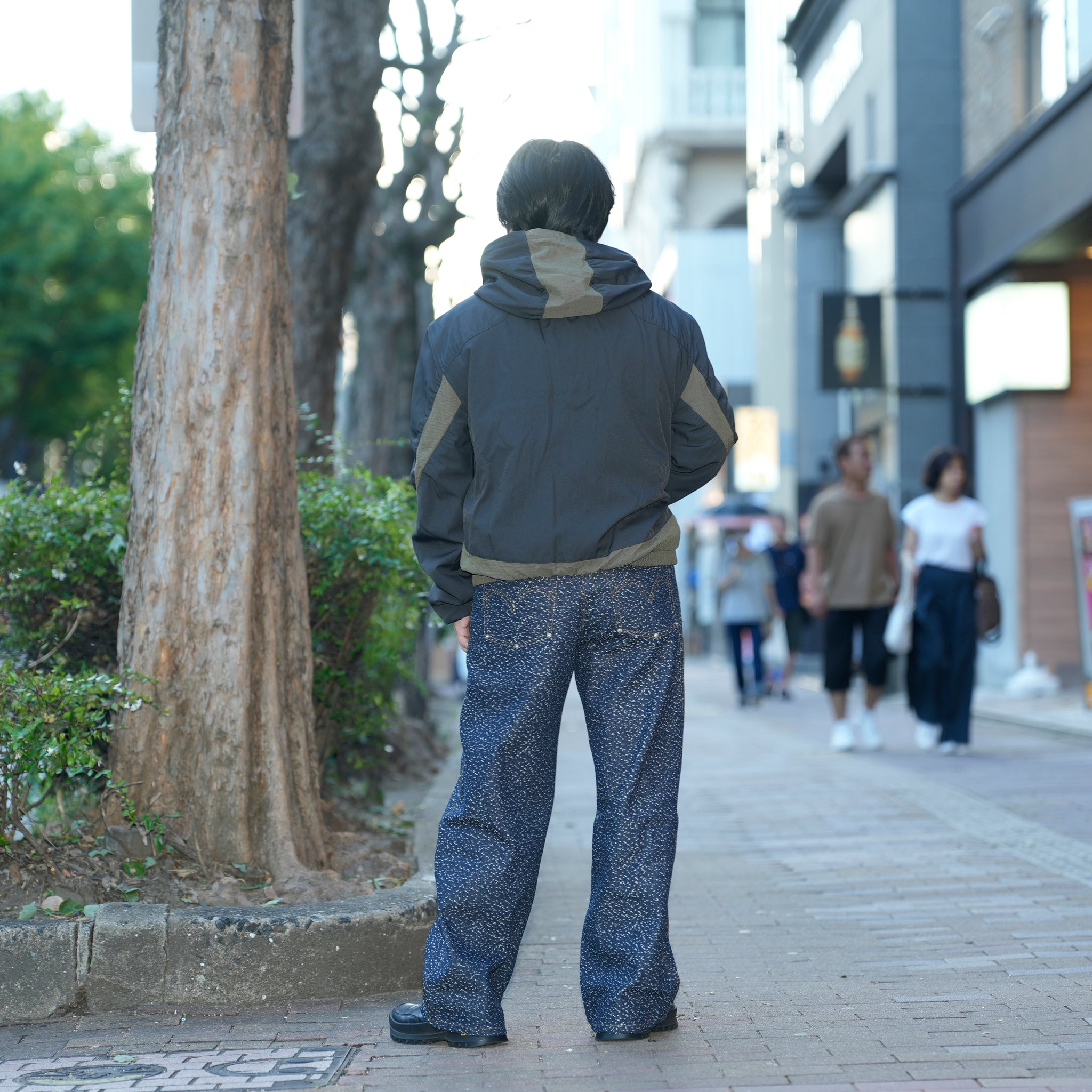 Curvy padded jacket | Color_Ash Black | No_pla25awj12-1_ash black【PLATEAU STUDIO_プラトー スタジオ】