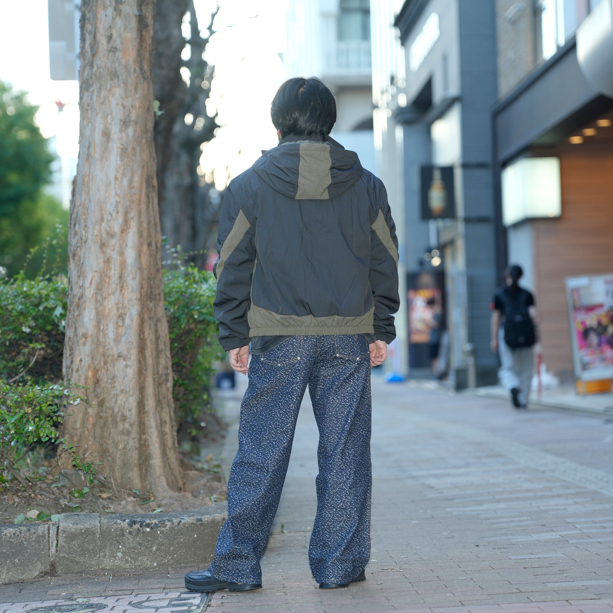 Curvy padded jacket | Color_Ash Black | No_pla25awj12-1_ash black【PLATEAU STUDIO_プラトー スタジオ】