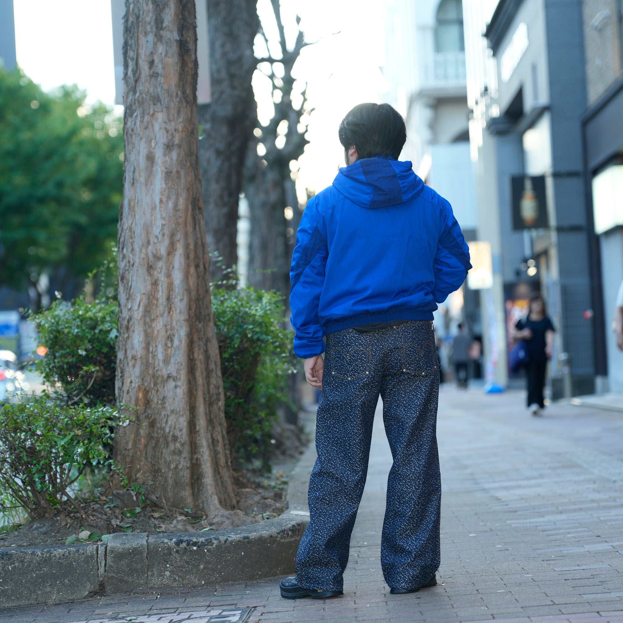 Curvy padded jacket | Color_Blue | No_pla25awj12-2_blue【PLATEAU STUDIO_プラトー スタジオ】