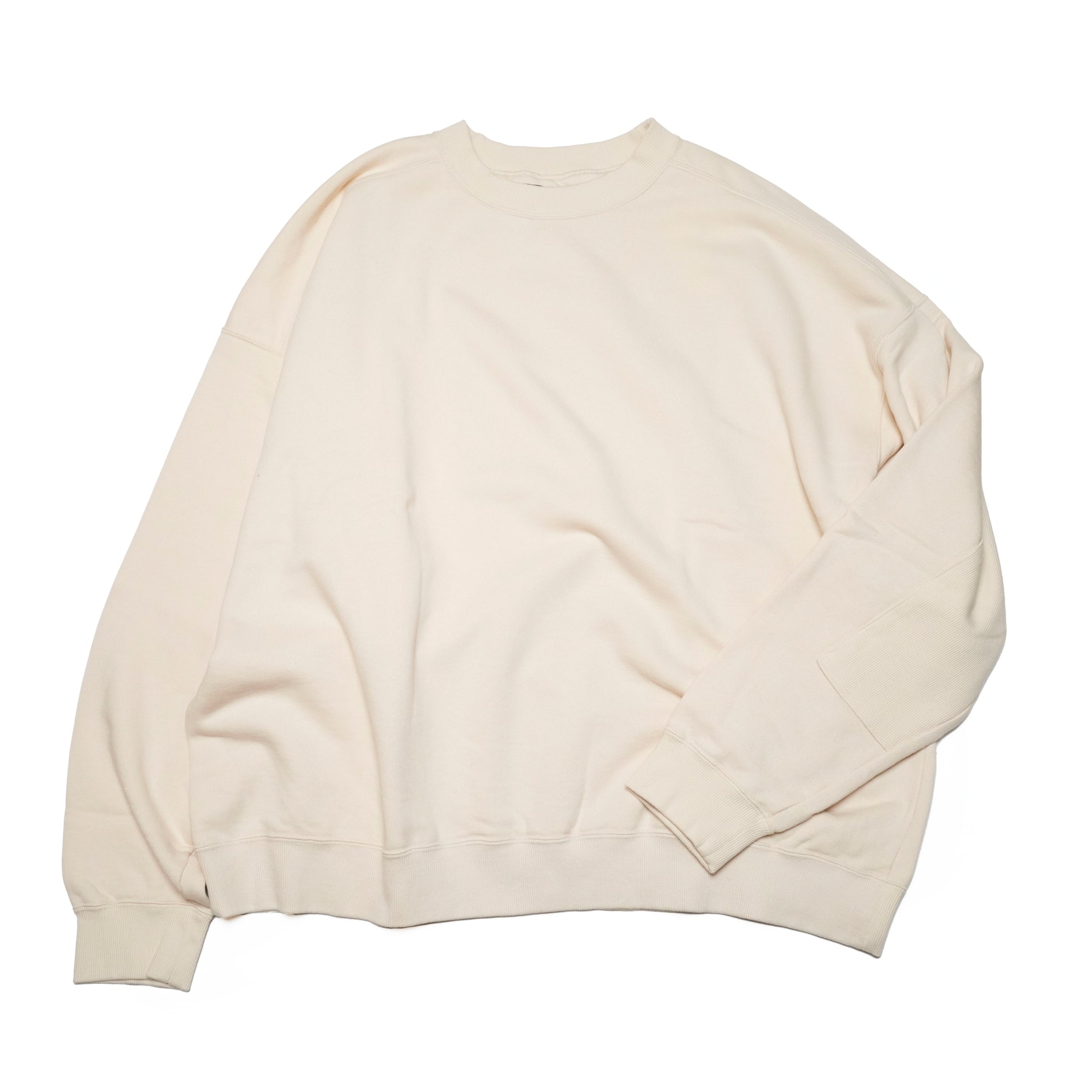 VOO-1192_IVORY | ELVOO PATCH CREW | Color:Ivory【VOO_ヴォー】