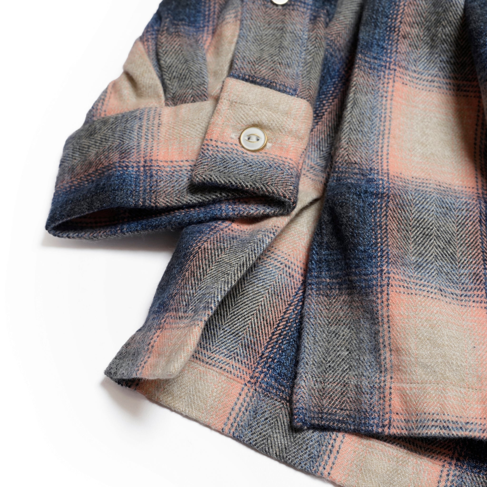 W POCKET SHIRT-OMBRE CHECK | Color_Pink | No_wp-03_pink【CATTA_カッタ】