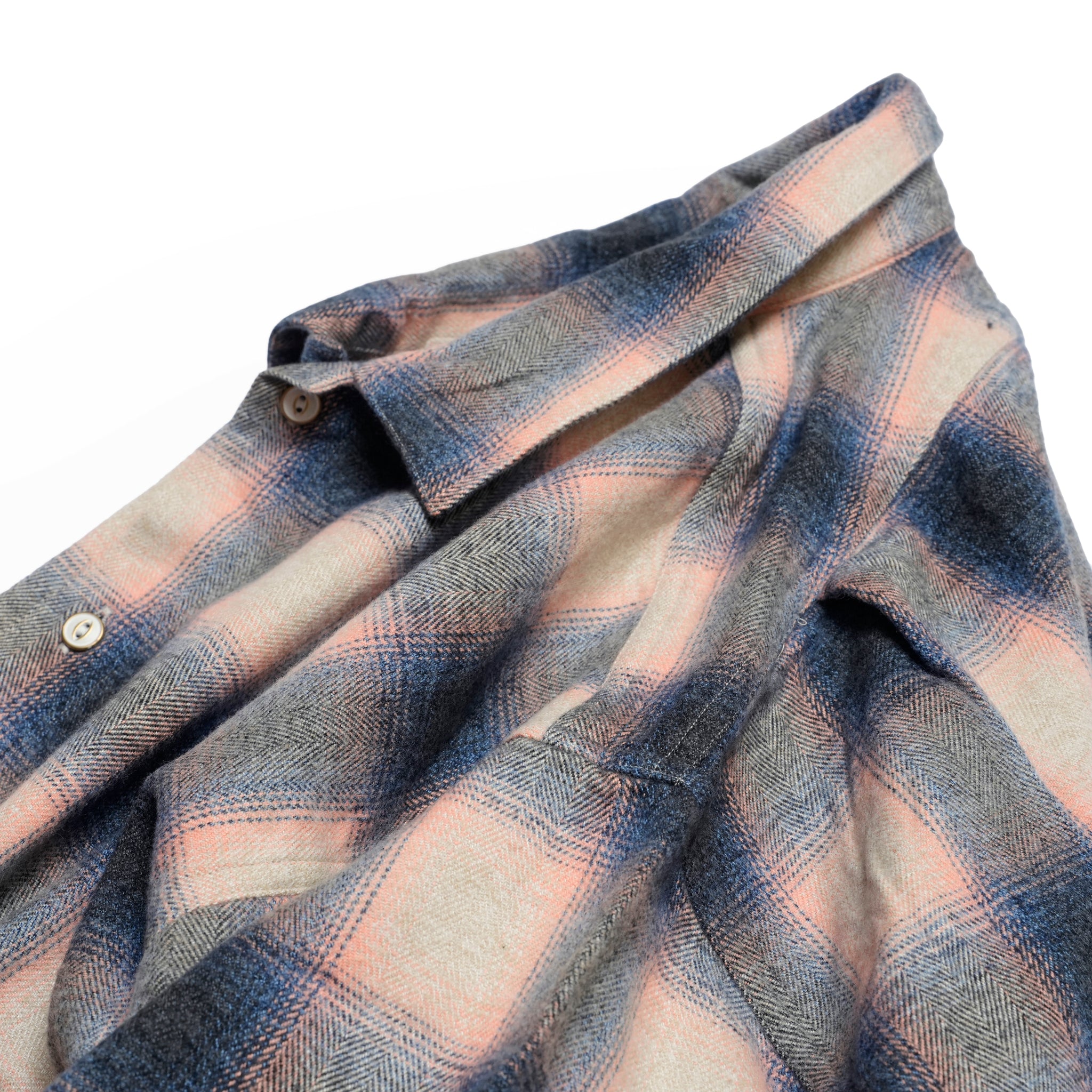 W POCKET SHIRT-OMBRE CHECK | Color_Pink | No_wp-03_pink【CATTA_カッタ】