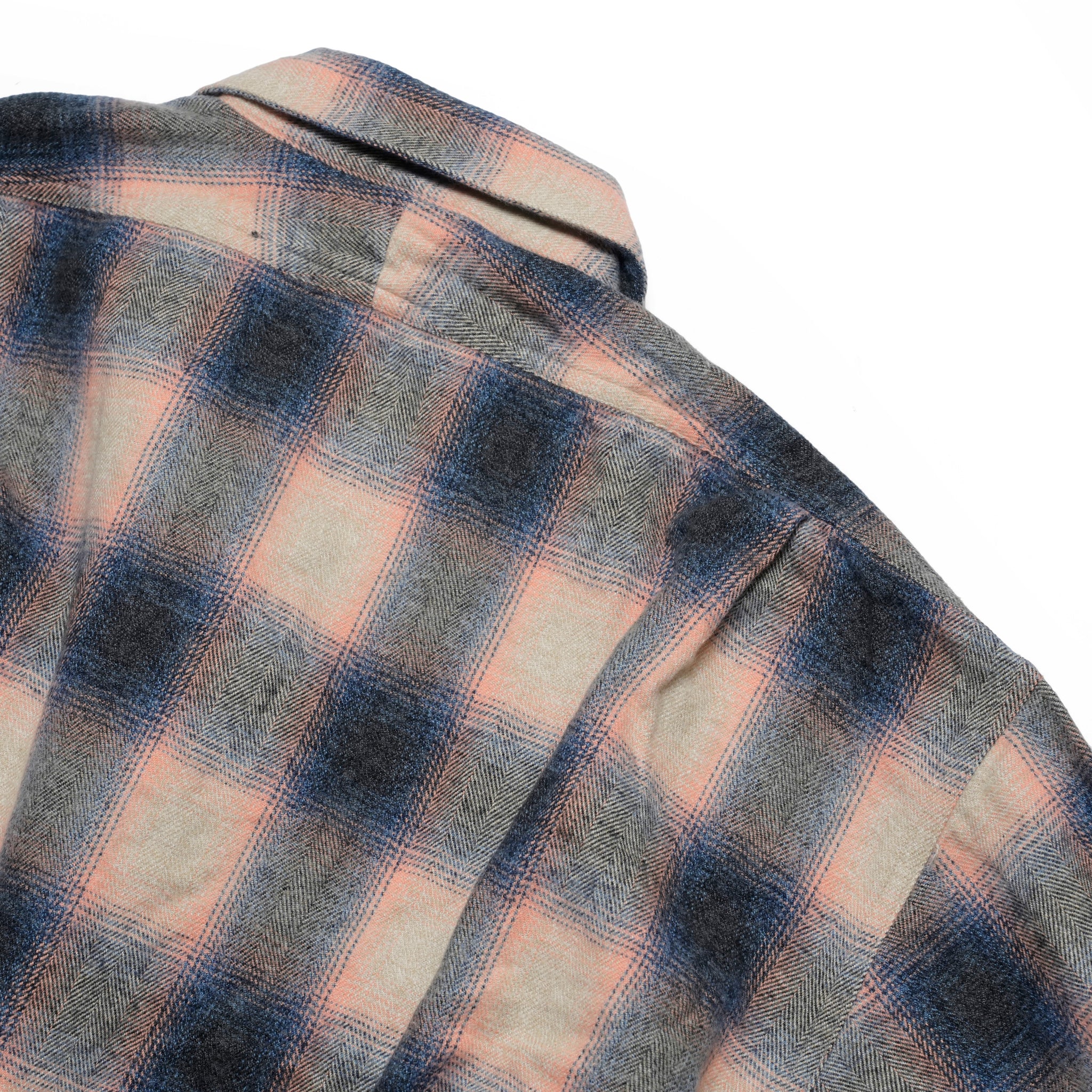 W POCKET SHIRT-OMBRE CHECK | Color_Pink | No_wp-03_pink【CATTA_カッタ】