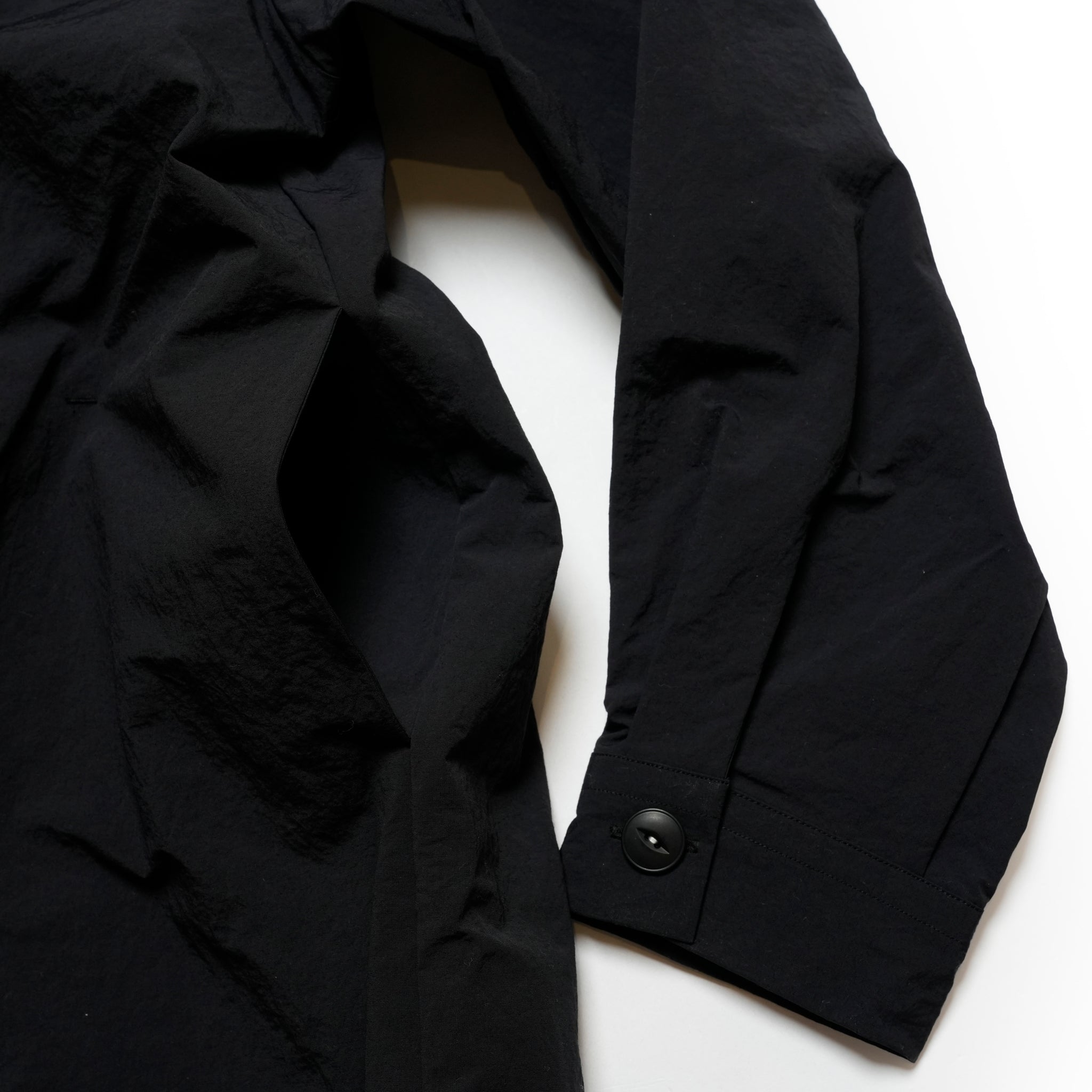 SHIRT COAT-SNOW NOISE TAFFETA | Color_Black | No_shco-02_black【CATTA_カッタ】
