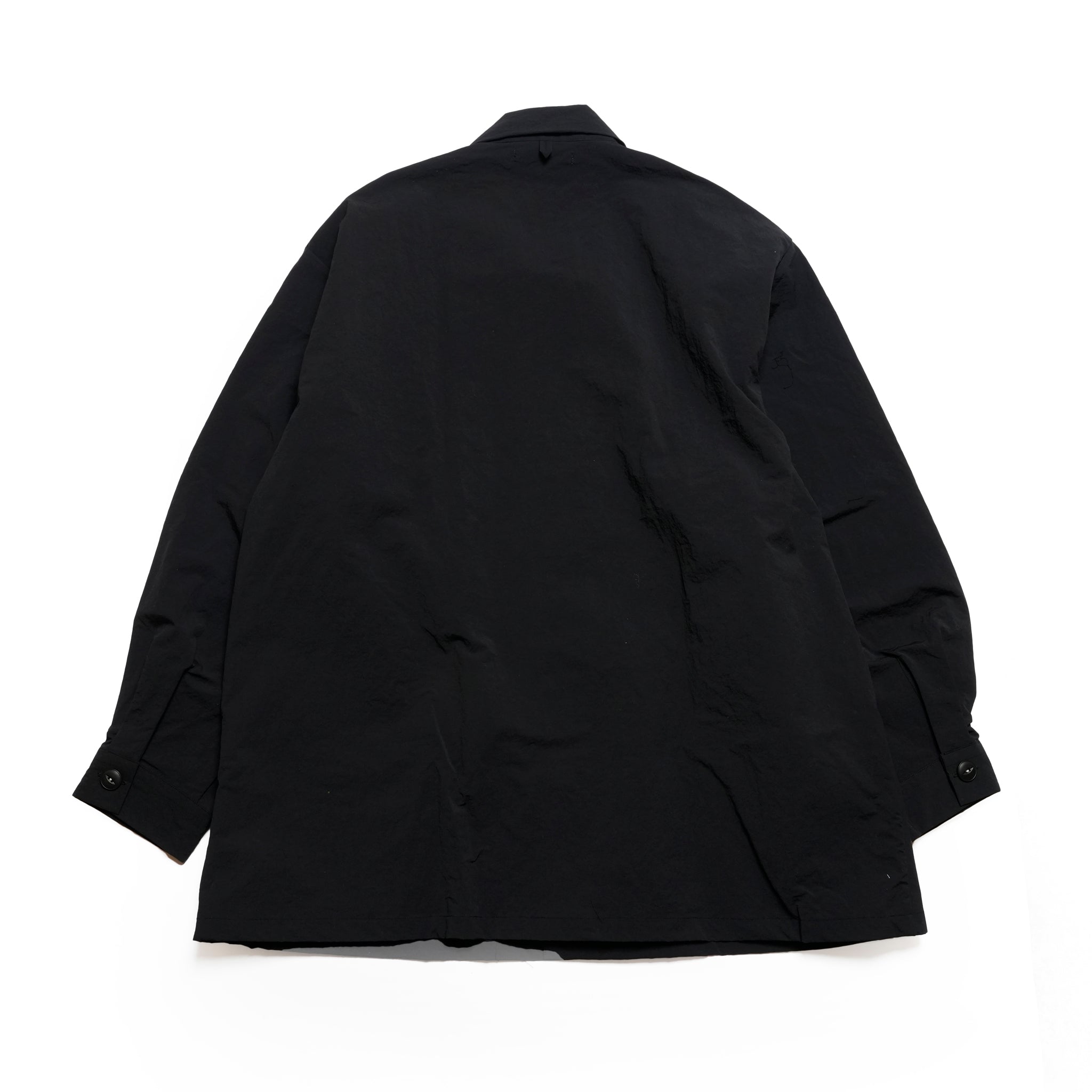 SHIRT COAT-SNOW NOISE TAFFETA | Color_Black | No_shco-02_black【CATTA_カッタ】