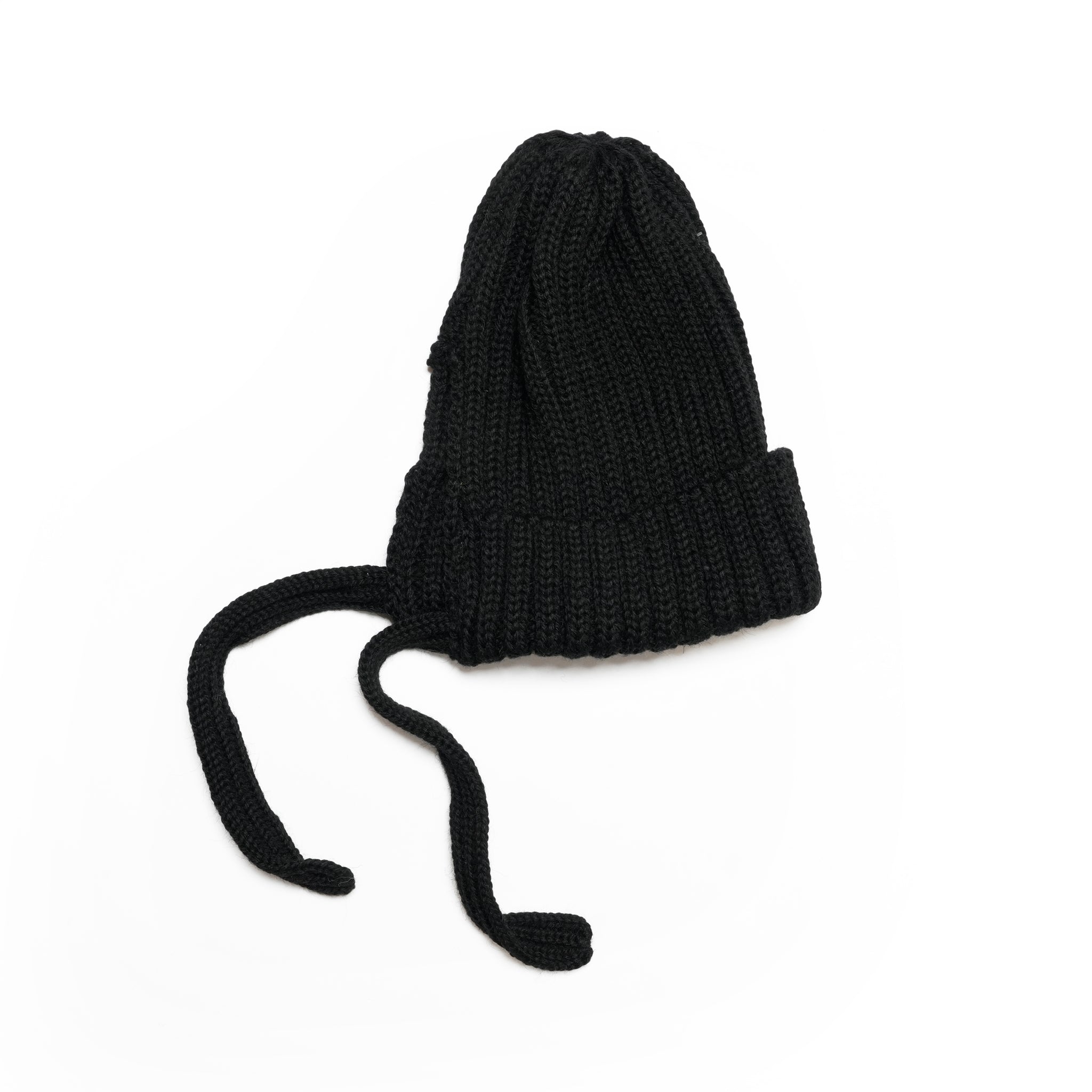 001 Bonnet with 23cm Tassles | Color_Jet Black | No_hl-25fw-0034_jet black【HIGHLAND 2000_ハイランドトゥーサウザンド】【入荷予定アイテム・入荷連絡可能】