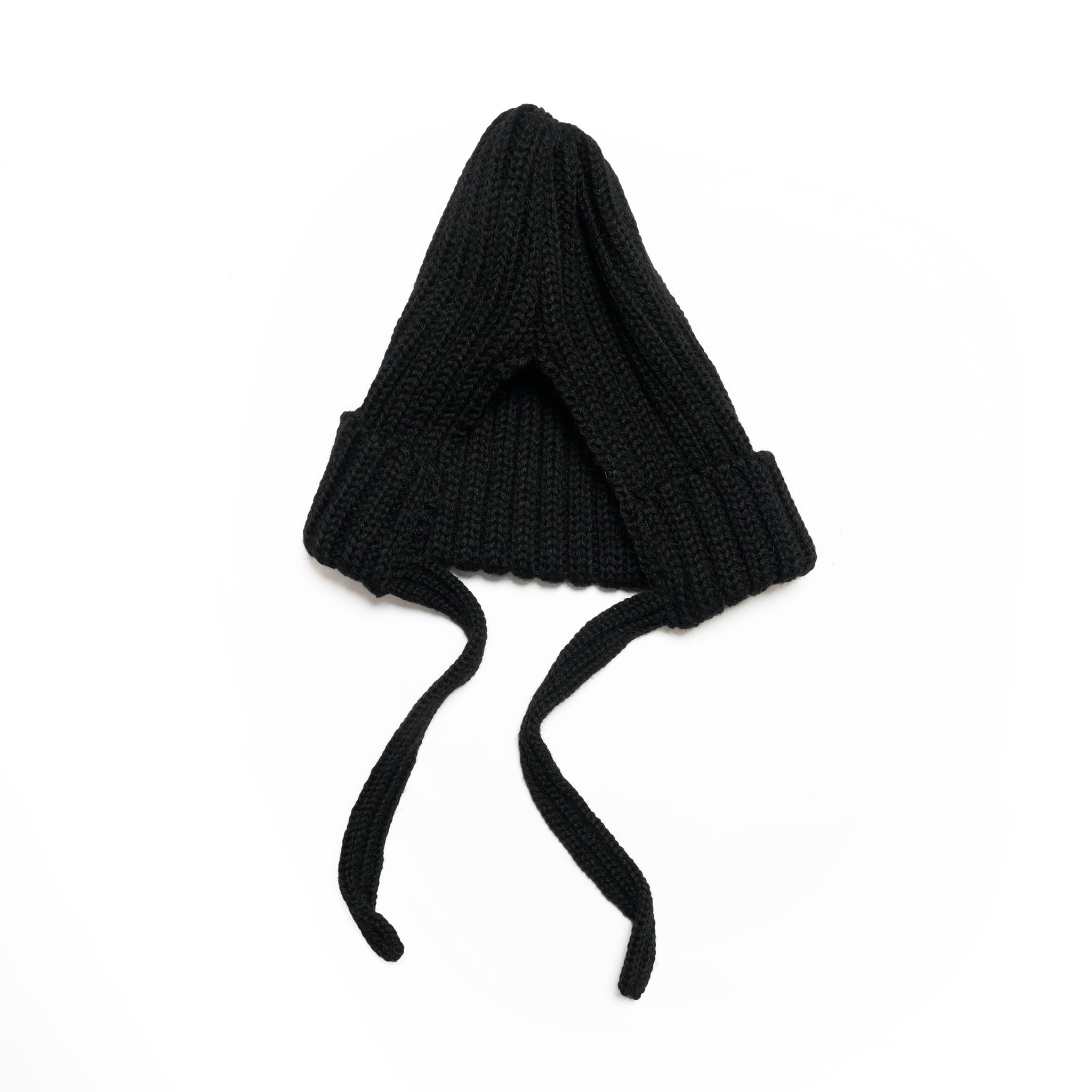 001 Bonnet with 23cm Tassles | Color_Jet Black | No_hl-25fw-0034_jet black【HIGHLAND 2000_ハイランドトゥーサウザンド】【入荷予定アイテム・入荷連絡可能】