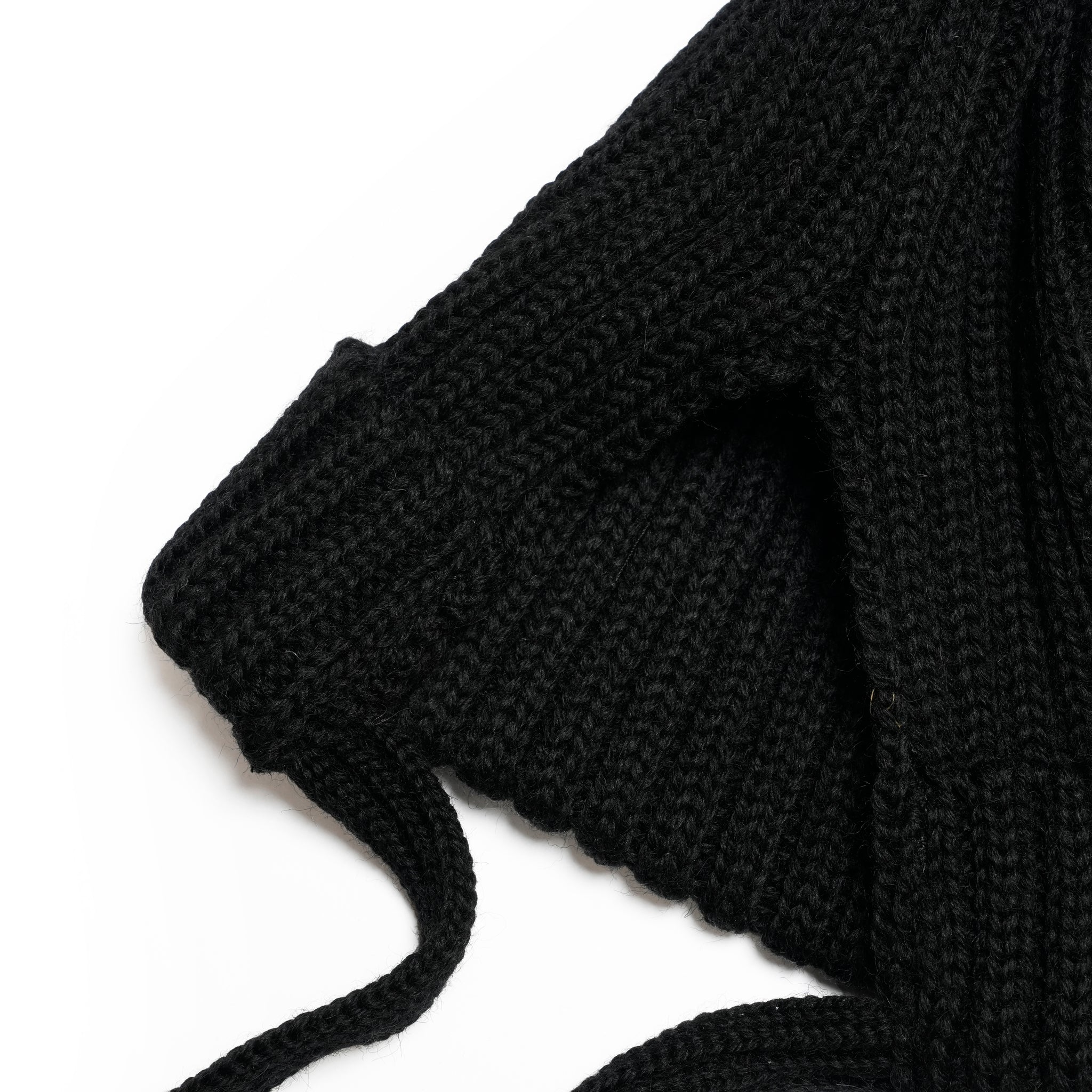 001 Bonnet with 23cm Tassles | Color_Jet Black | No_hl-25fw-0034_jet black【HIGHLAND 2000_ハイランドトゥーサウザンド】【入荷予定アイテム・入荷連絡可能】