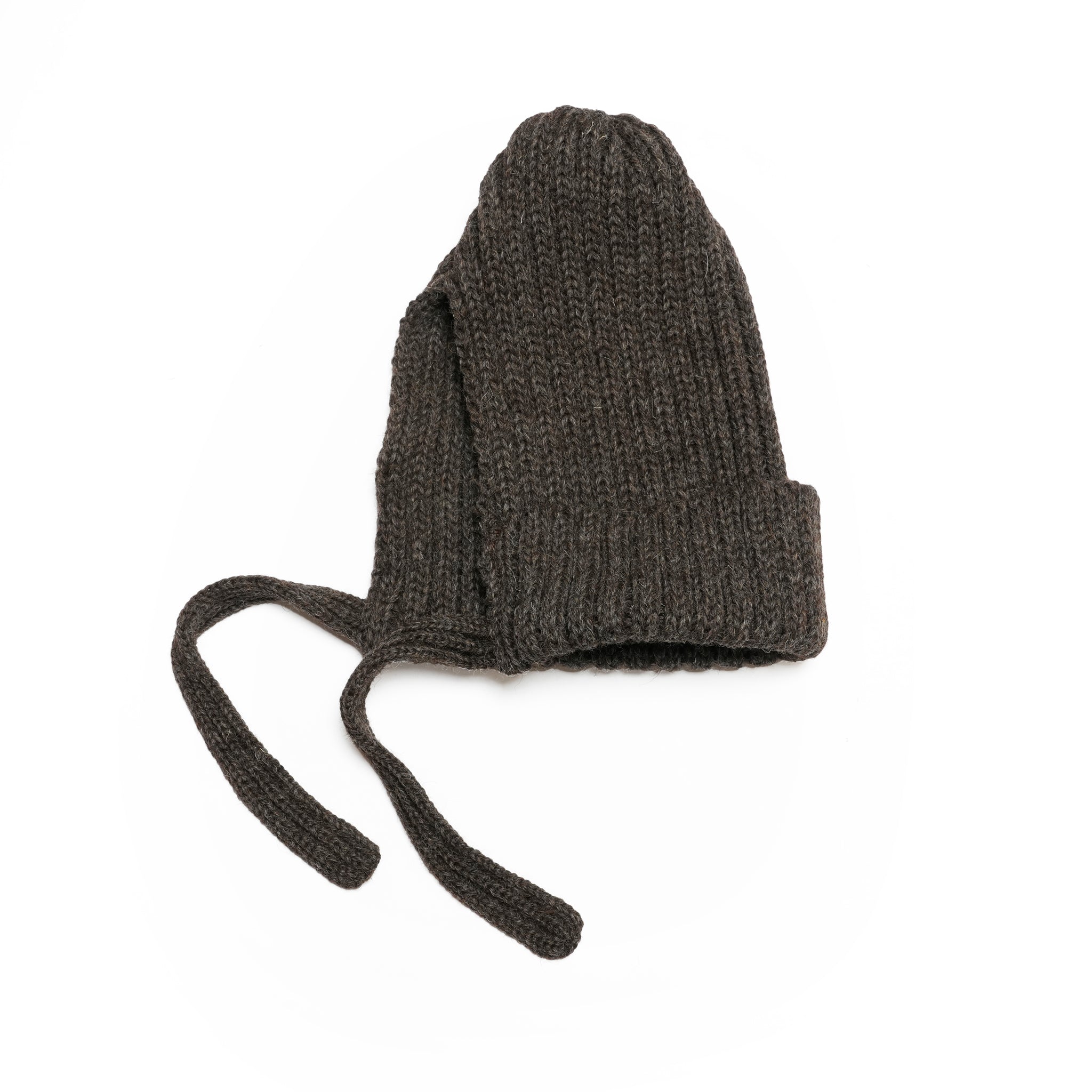 001 Bonnet with 23cm Tassles | Color_Dark Grey Natural | No_hl-25fw-00